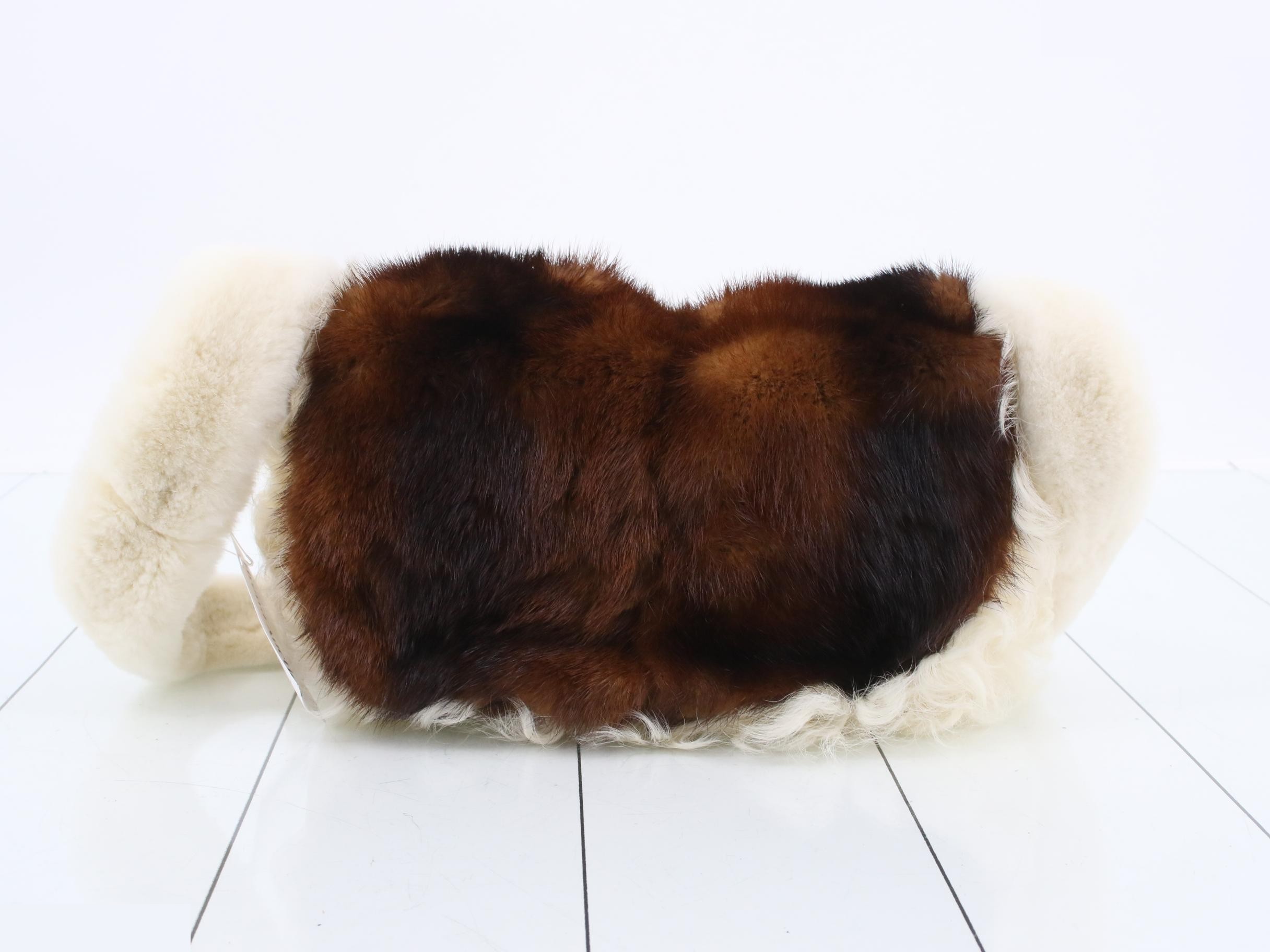 Mamma Baguette Fur One-Shoulder Bag — view 2