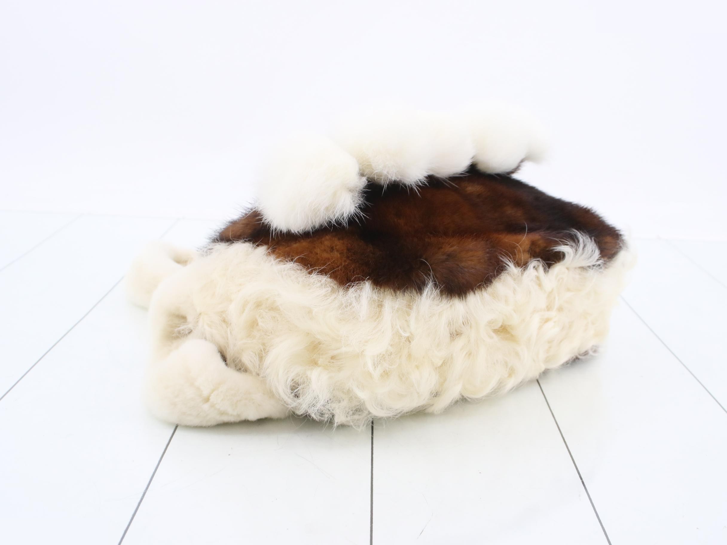 Mamma Baguette Fur One-Shoulder Bag — view 5