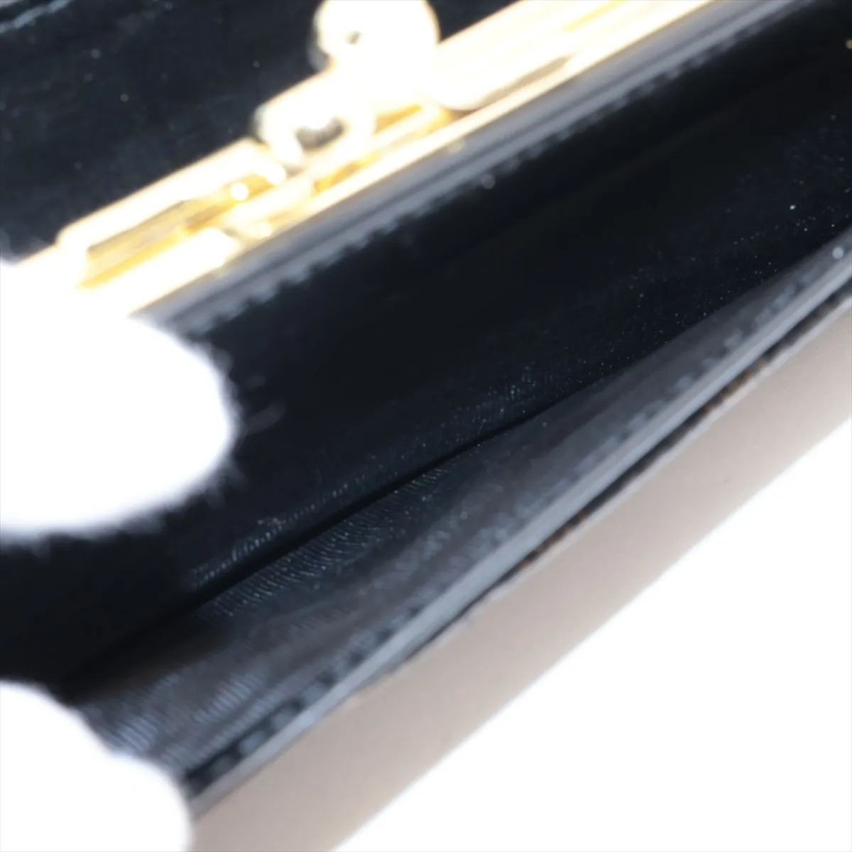 Macadam Leather Long Wallet, Black — view 7