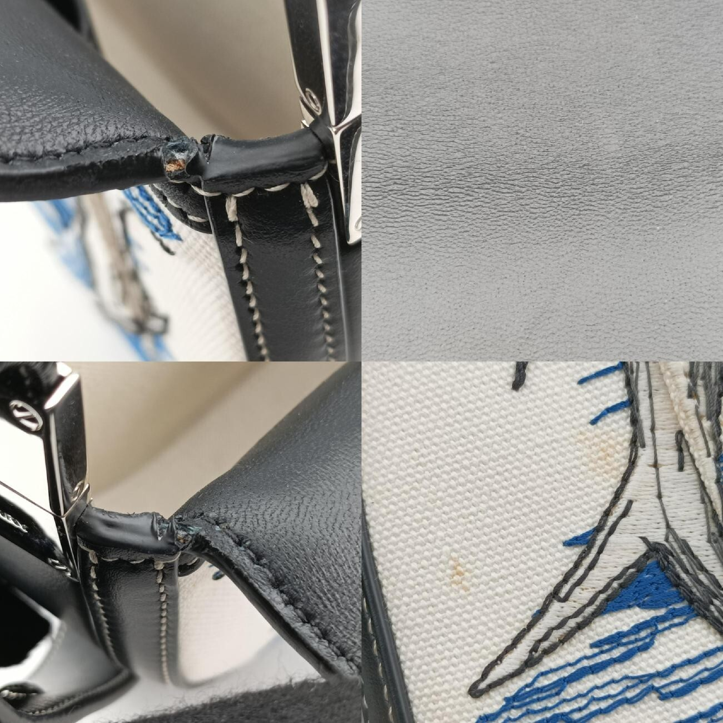 Olympia Multicolor Canvas x Leather Shoulder Bag ITPELMAG8526PTRA — view 9