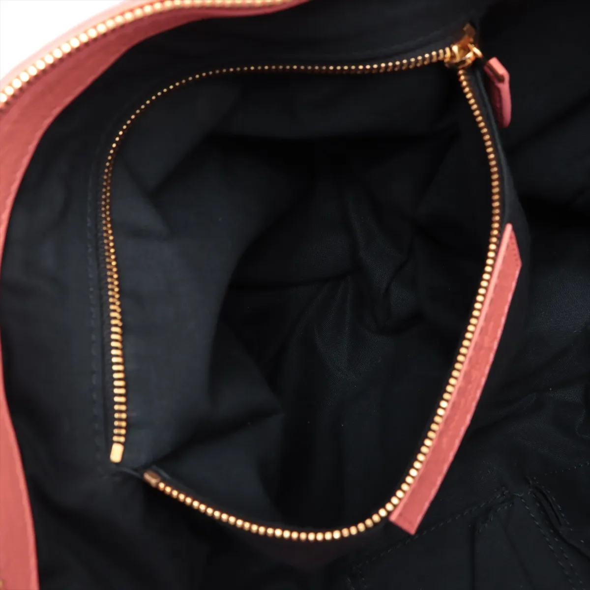 Giant Leather Tote Bag, Pink, 347927 — view 8