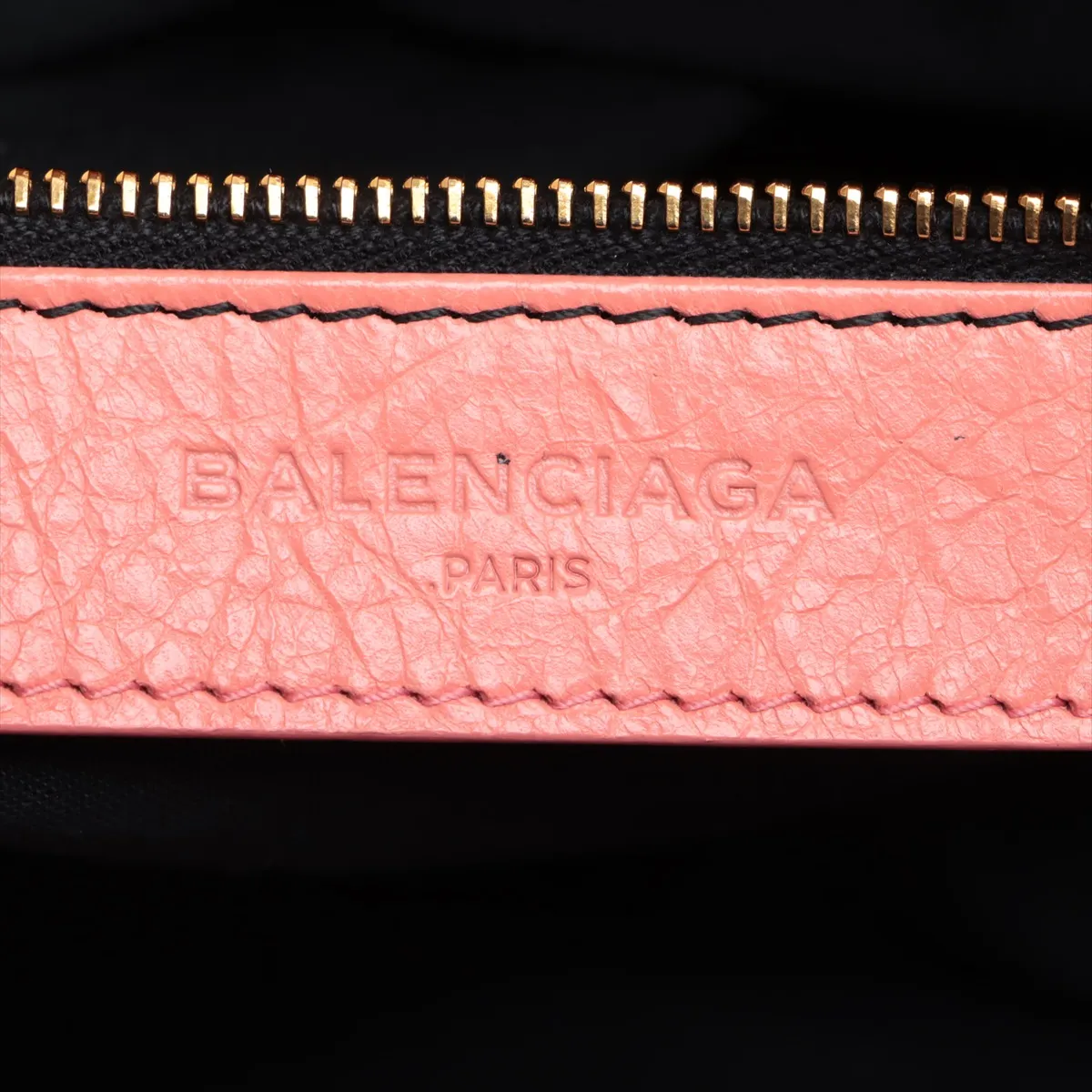 Giant Leather Tote Bag, Pink, 347927 — view 9