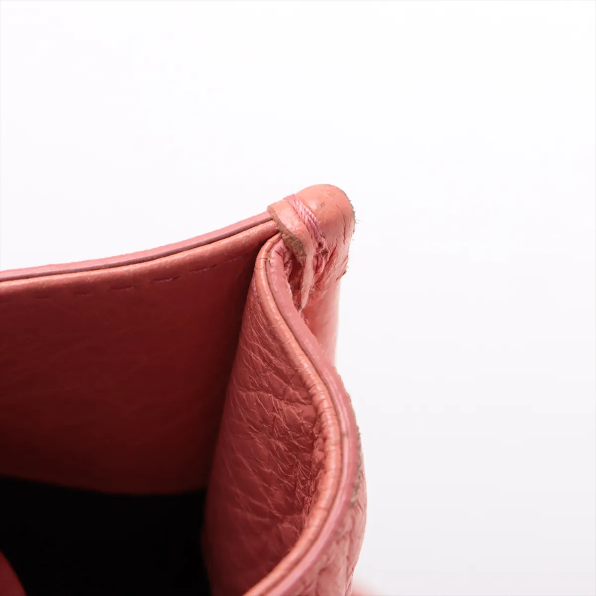 Giant Leather Tote Bag, Pink, 347927 — view 10