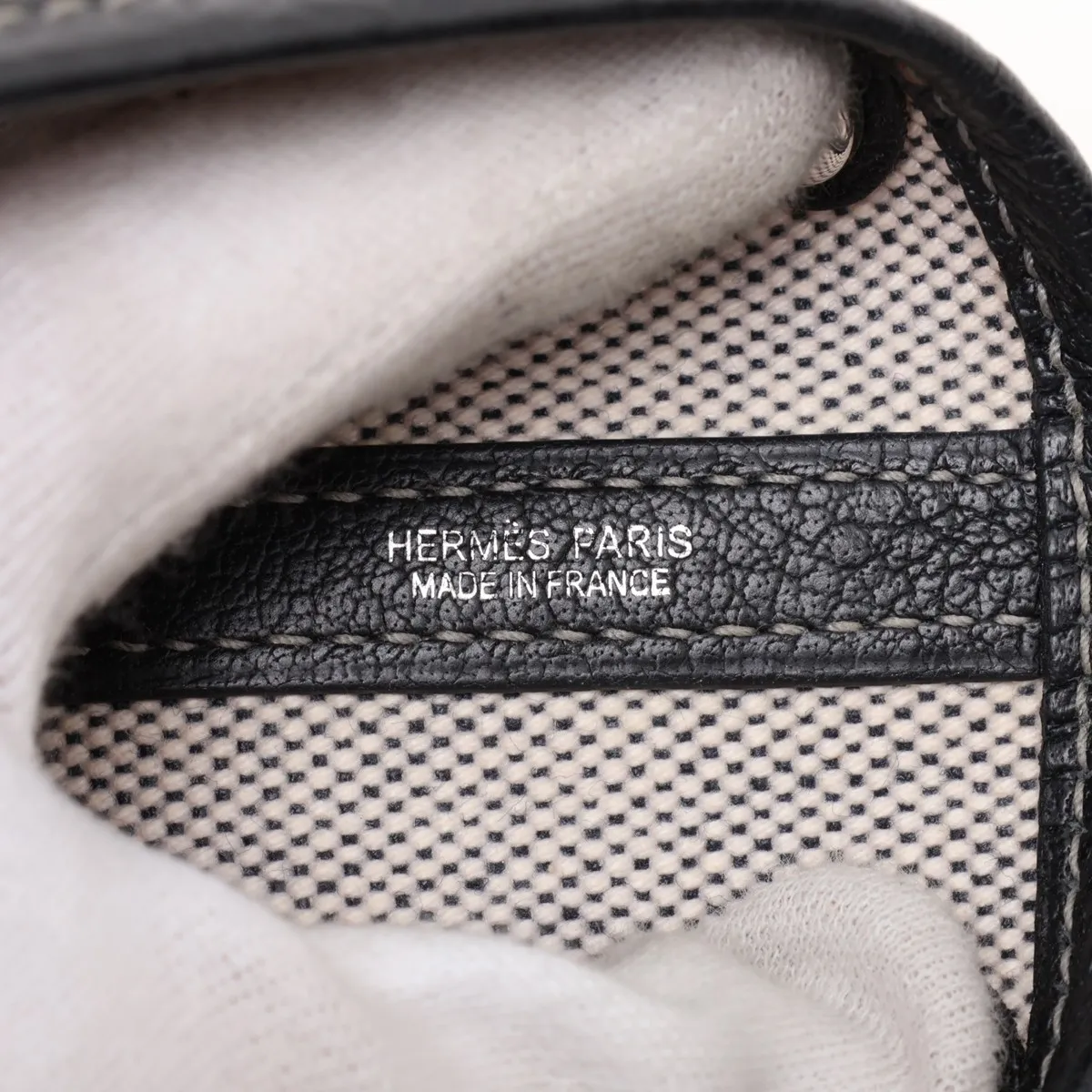 Garden Party 30 TPM Toile H x Buffle Beige x Black Silver Hardware J: 2006 — view 9
