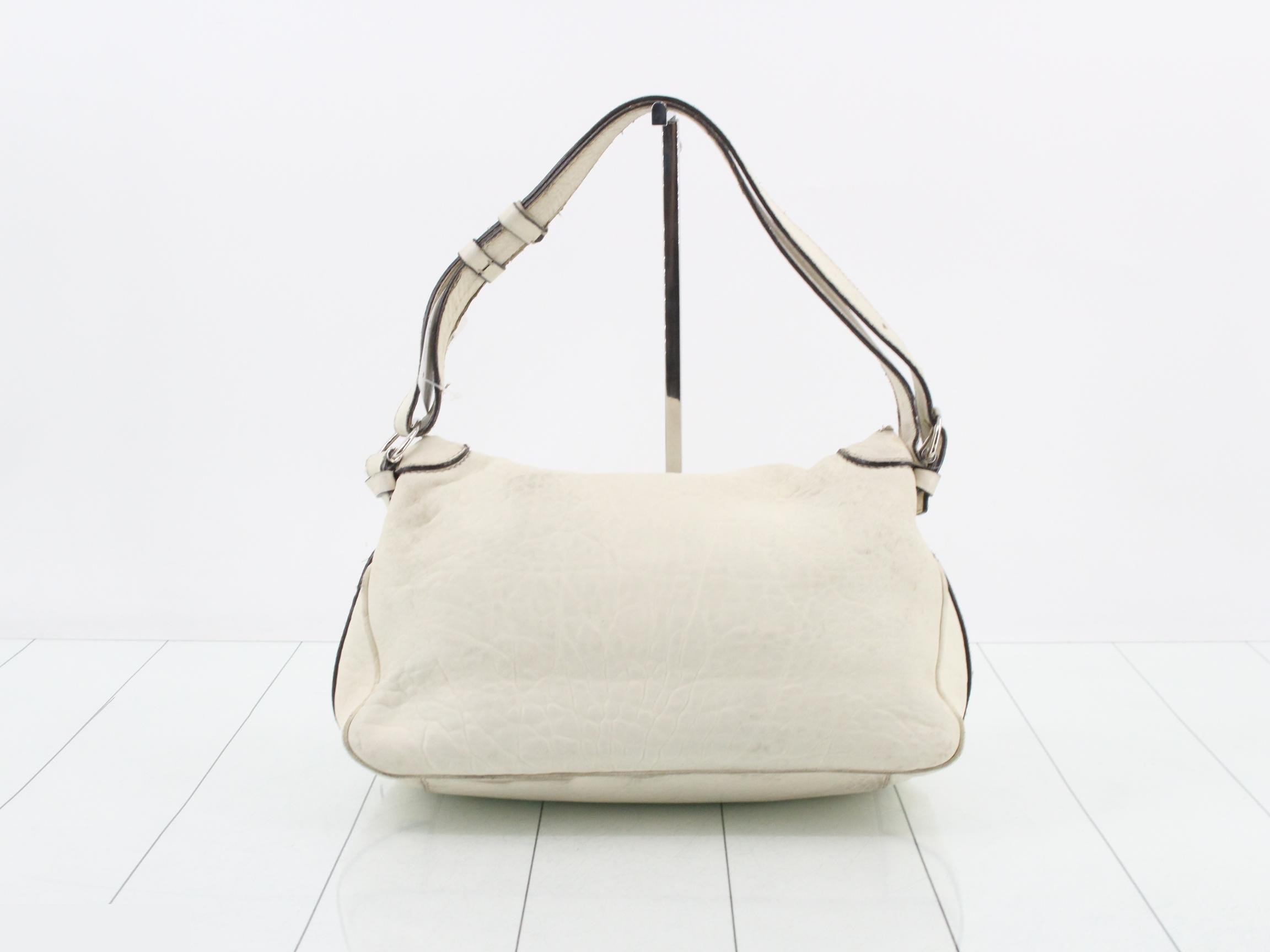 Other lines: Bags - One-shoulder bag - Leather - White — view 2