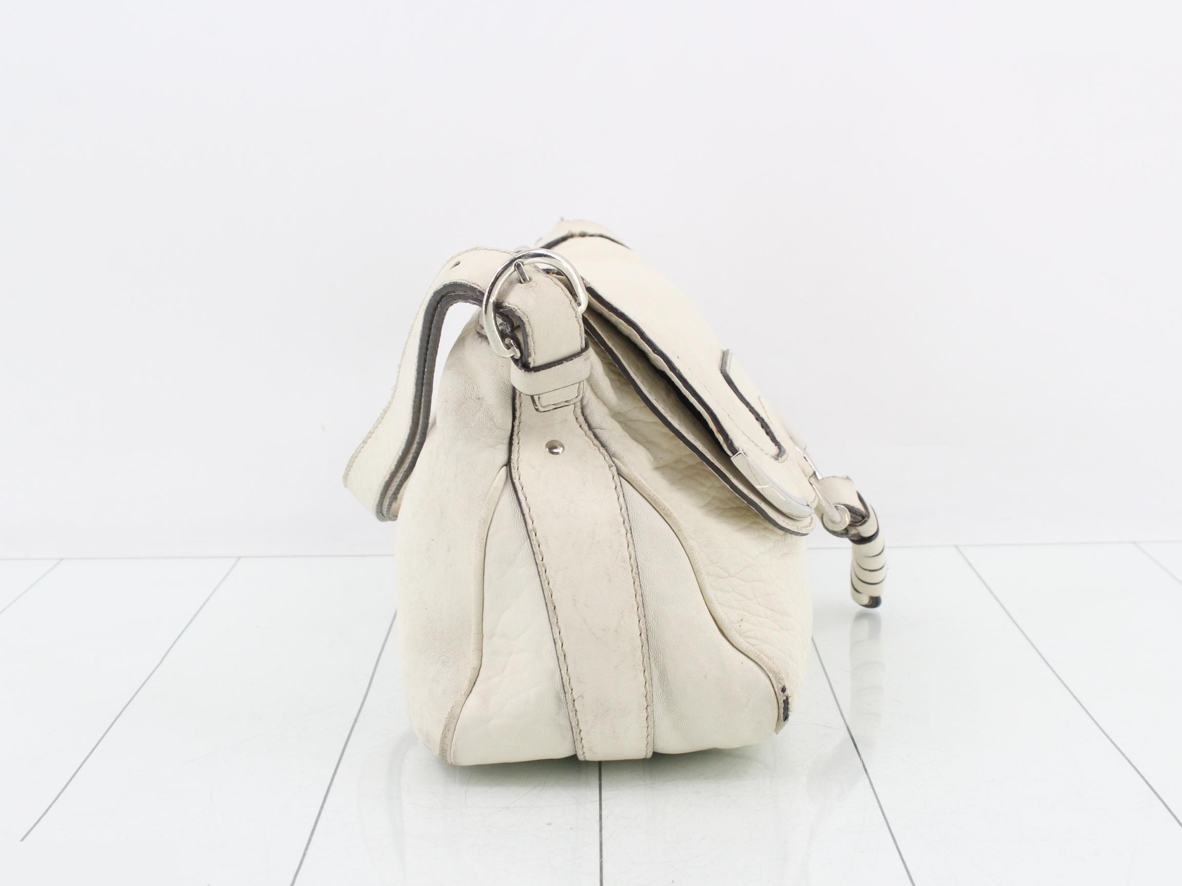 Other lines: Bags - One-shoulder bag - Leather - White — view 4
