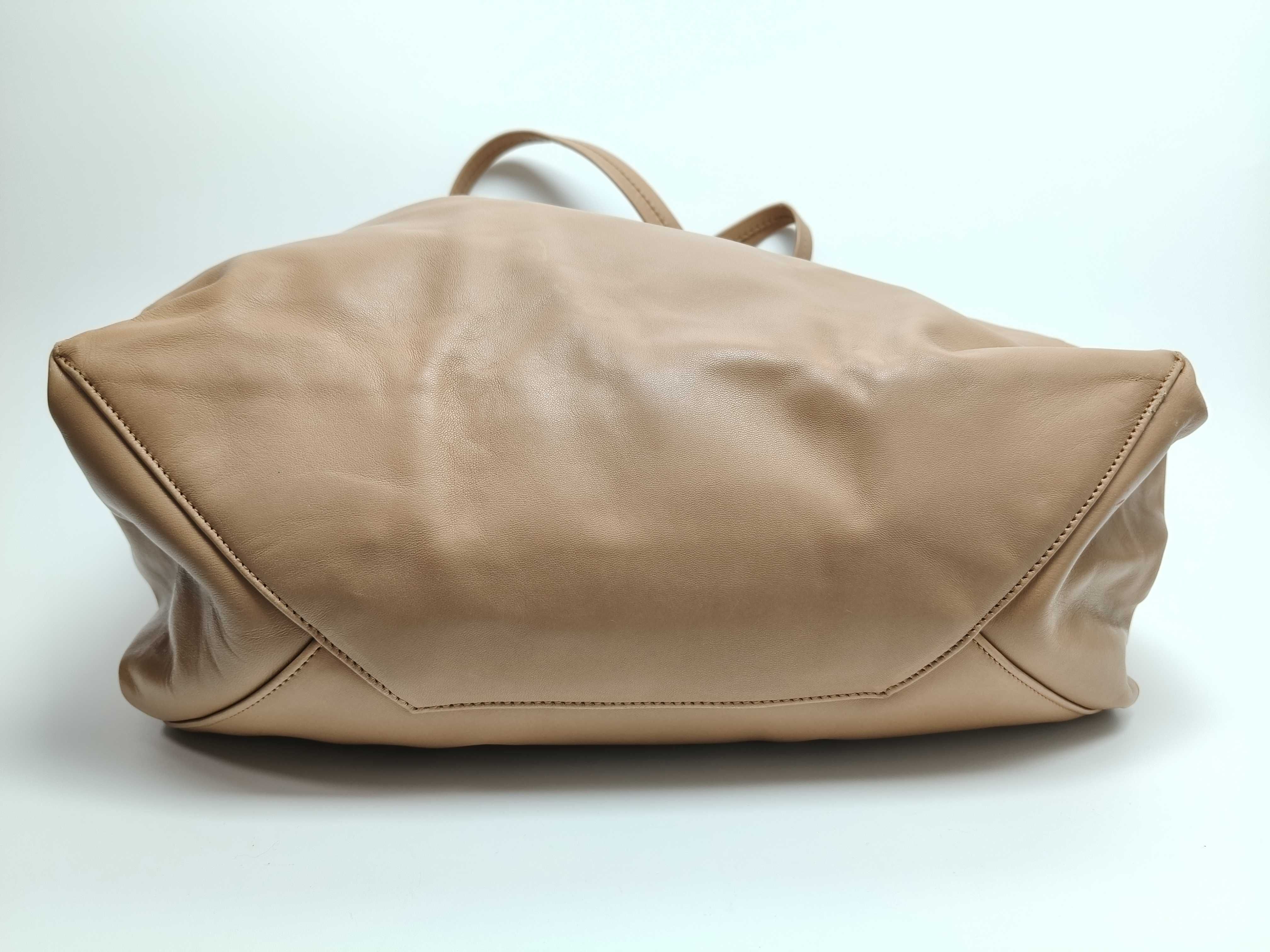 Horizontal Cabas Tote Bag W-PA-0150 Beige W39cm Tote Bag — view 7