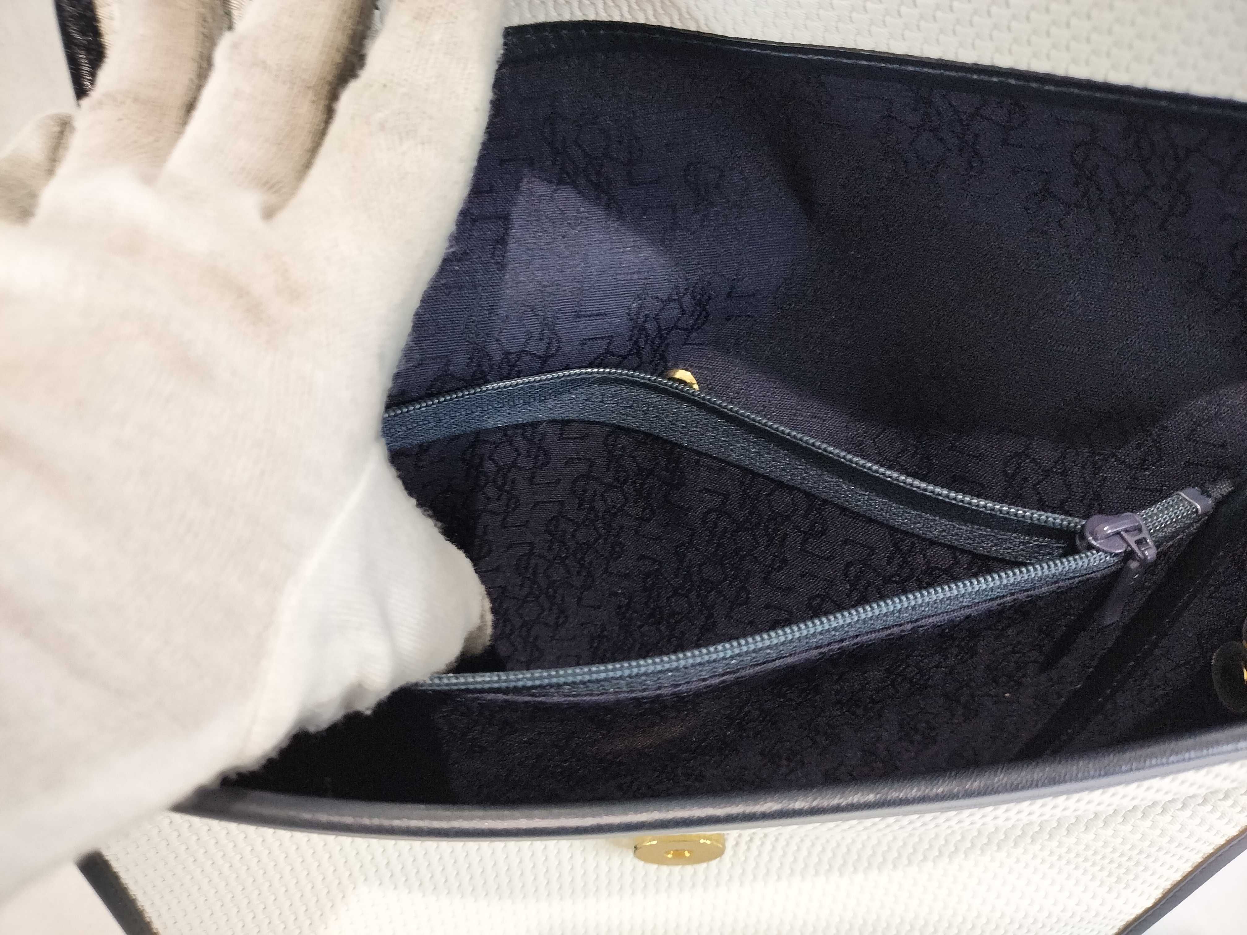 Shoulder Flap Bag, White, Small Stain — view 11