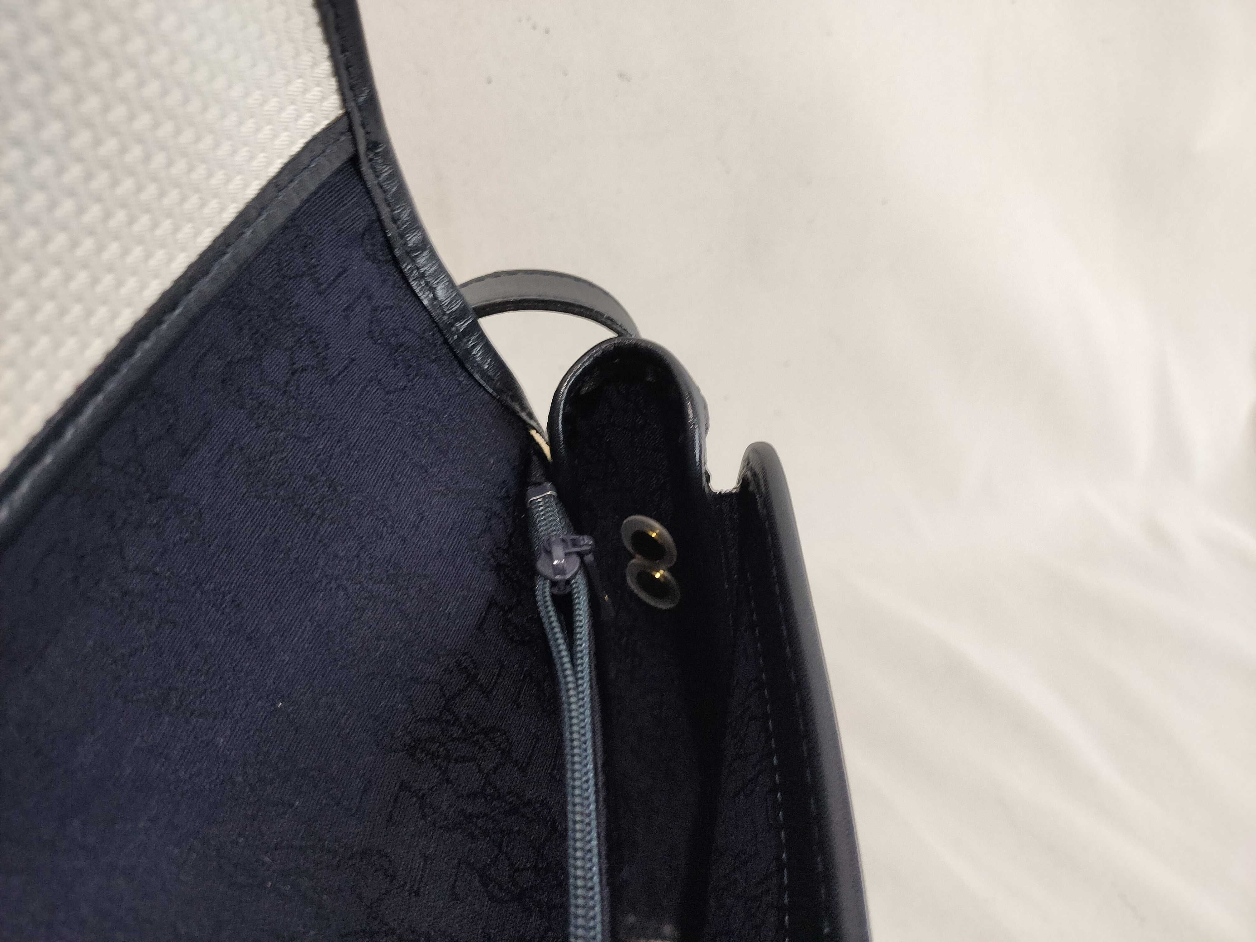 Shoulder Flap Bag, White, Small Stain — view 12