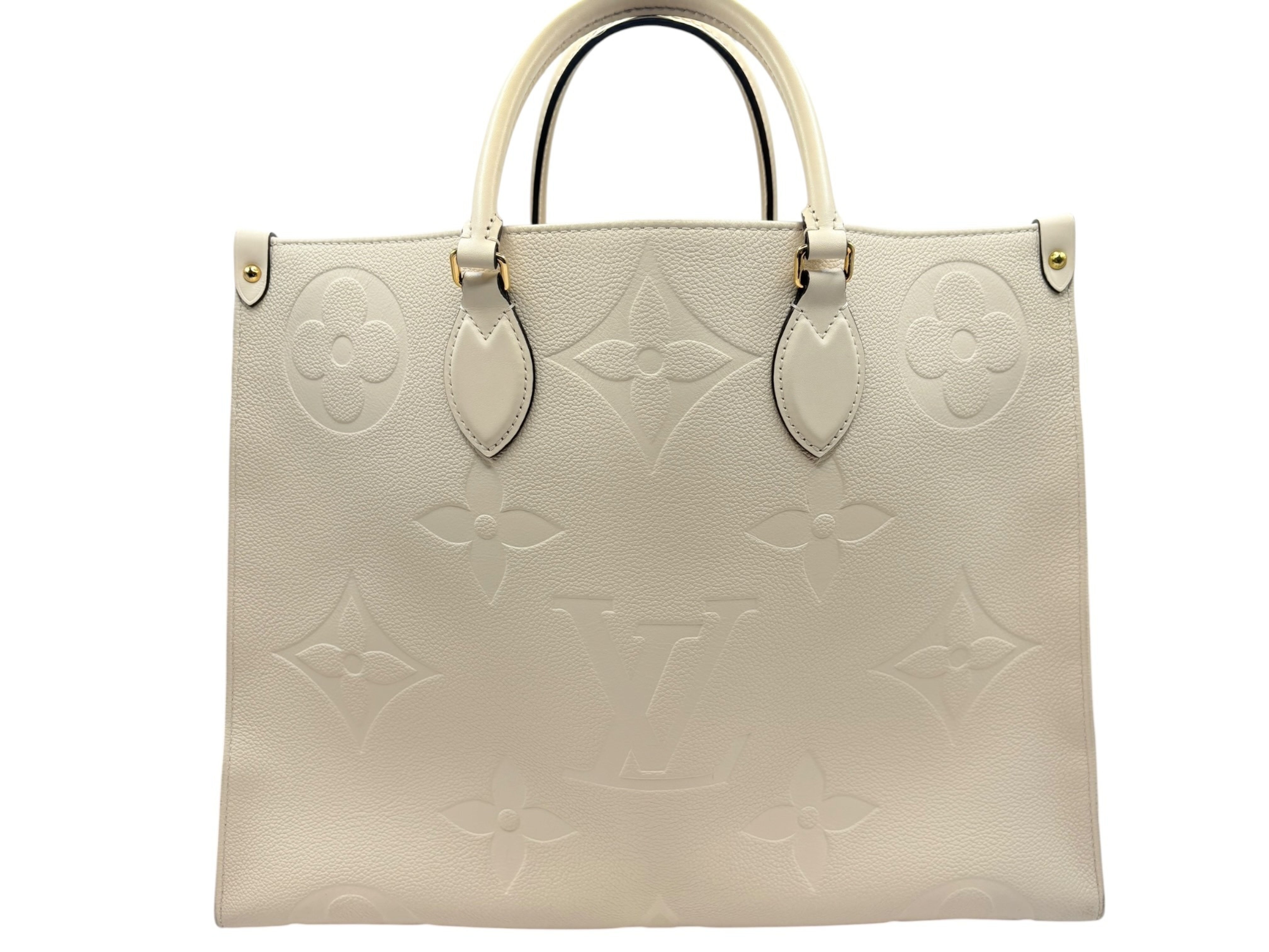 Monogram Empreinte OnTheGo GM M45081 DU5109 White RFID-enabled tote bag — view 2