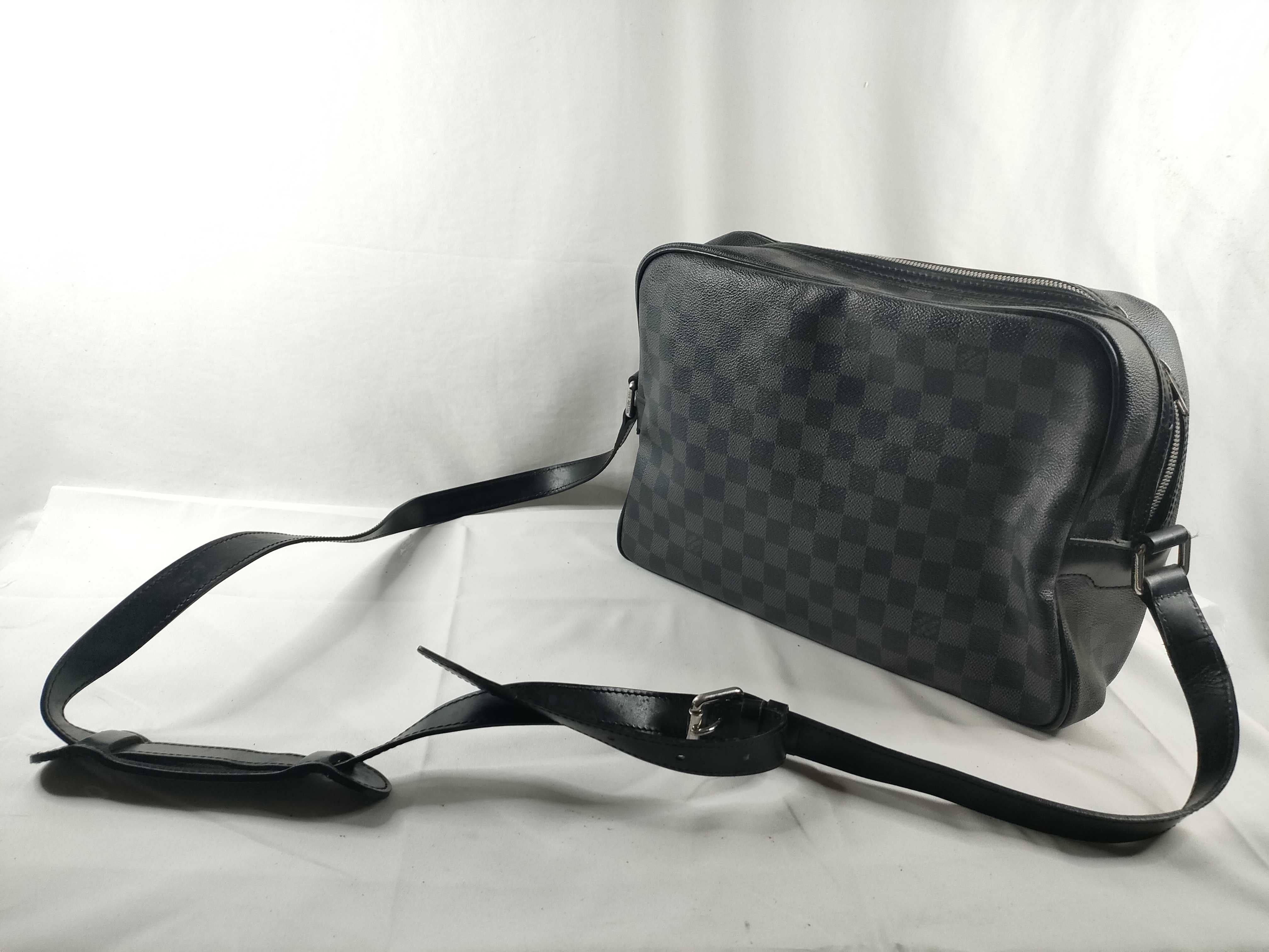 Damier Graphite Louis Vuitton Damier Graphite Io N45252 Black Shoulder Bag — view 6