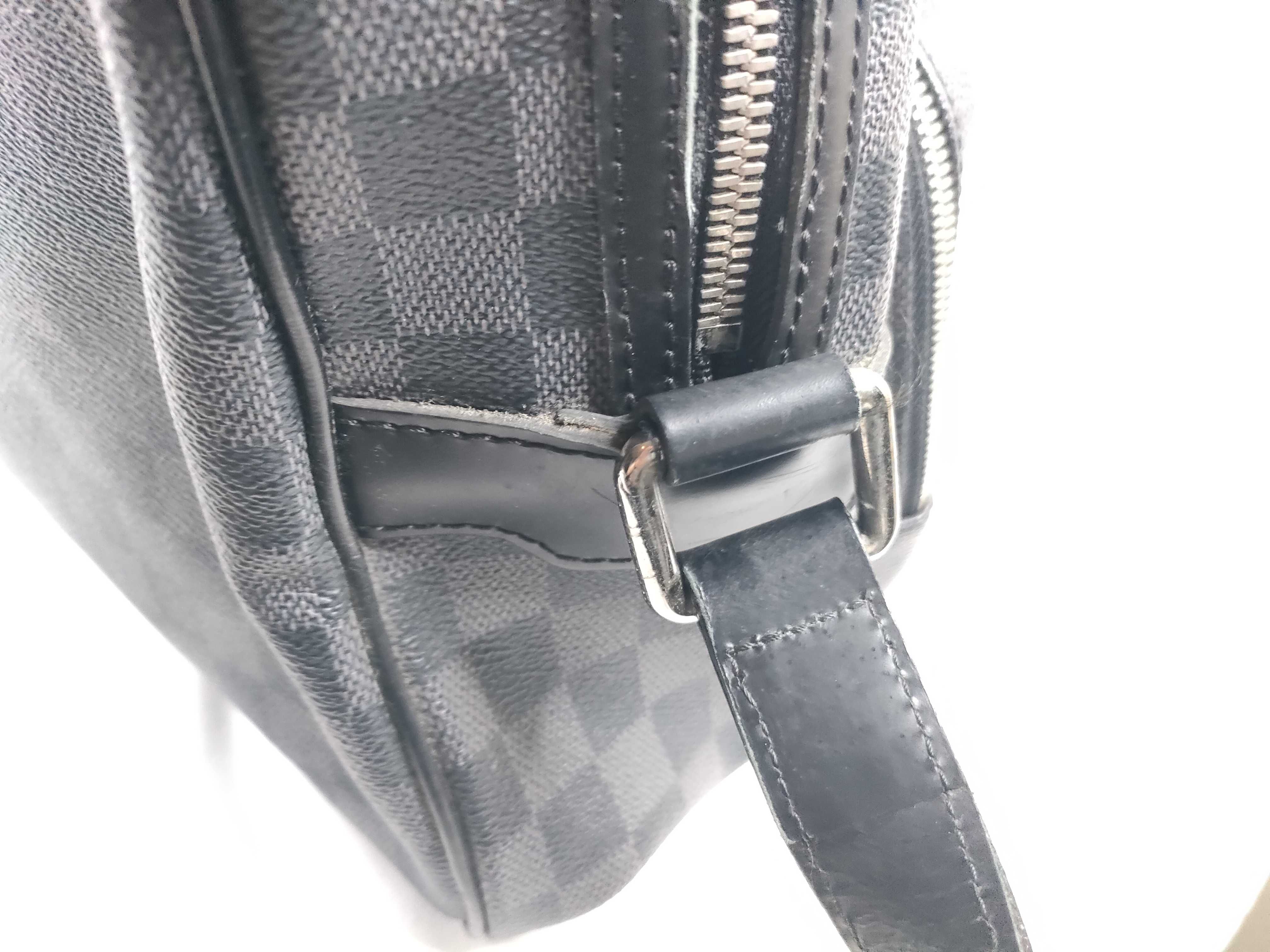 Damier Graphite Louis Vuitton Damier Graphite Io N45252 Black Shoulder Bag — view 8