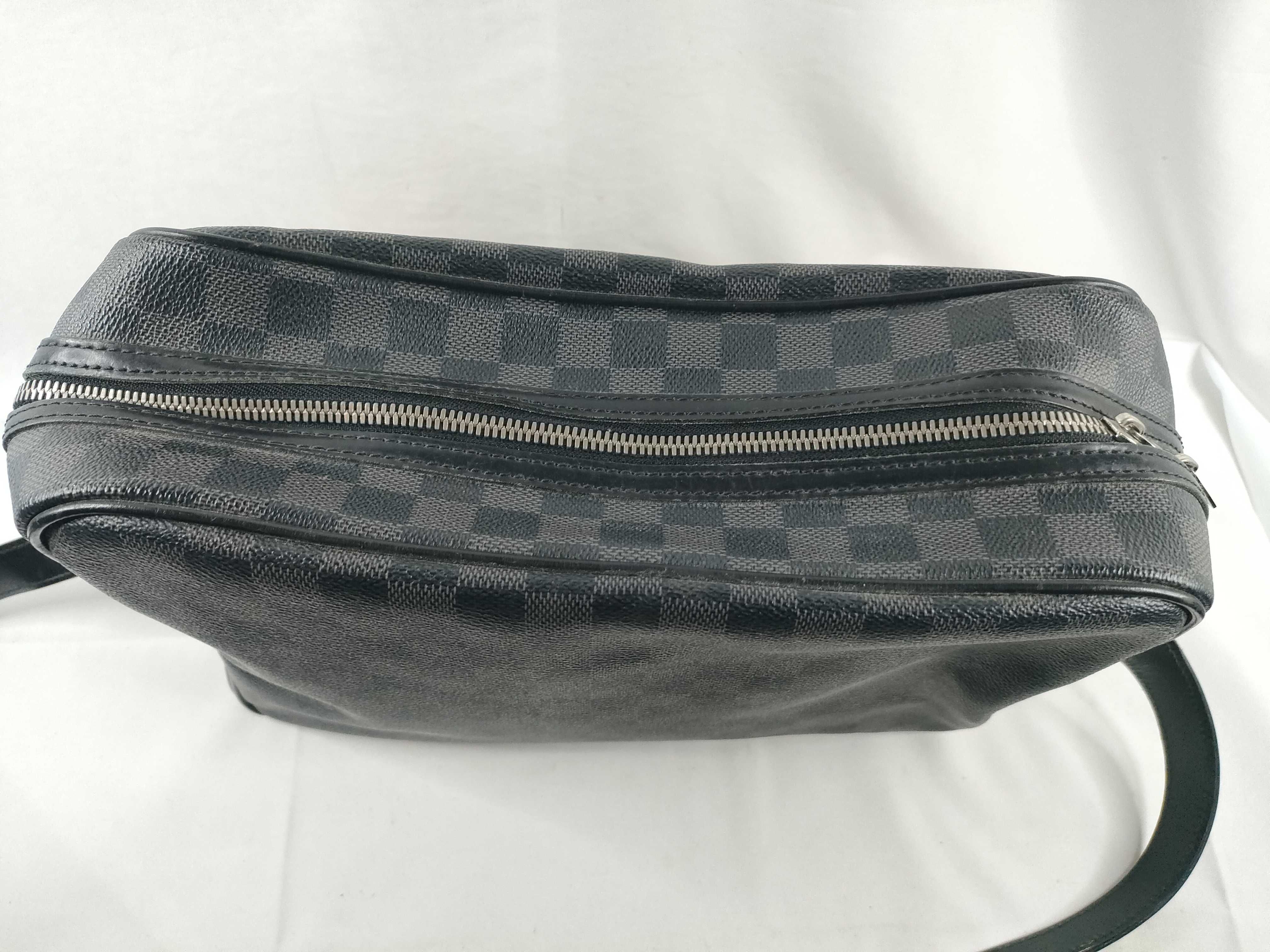 Damier Graphite Louis Vuitton Damier Graphite Io N45252 Black Shoulder Bag — view 9