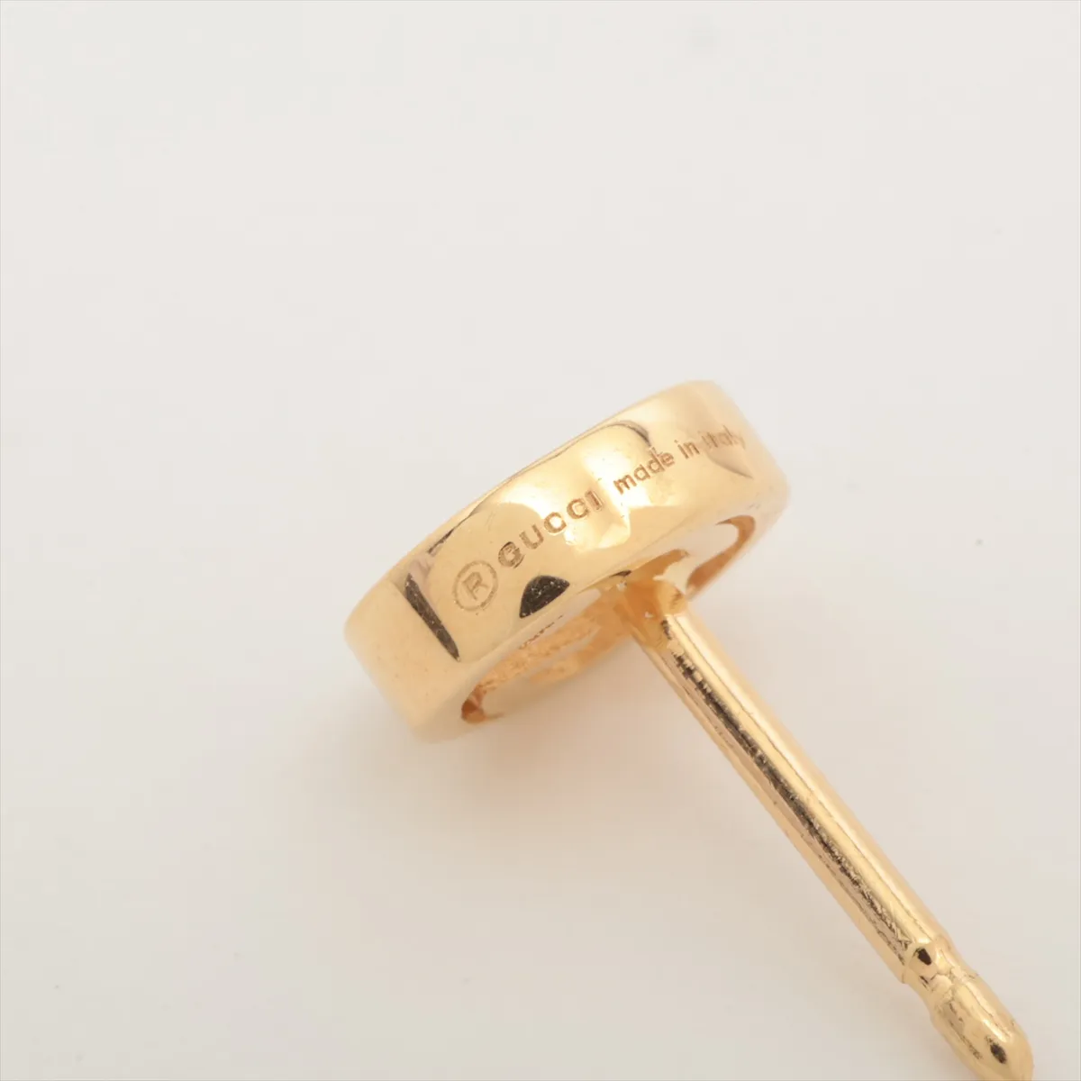 Interlocking G earrings 750(YG) 2.1g No catch brand stamp — view 5