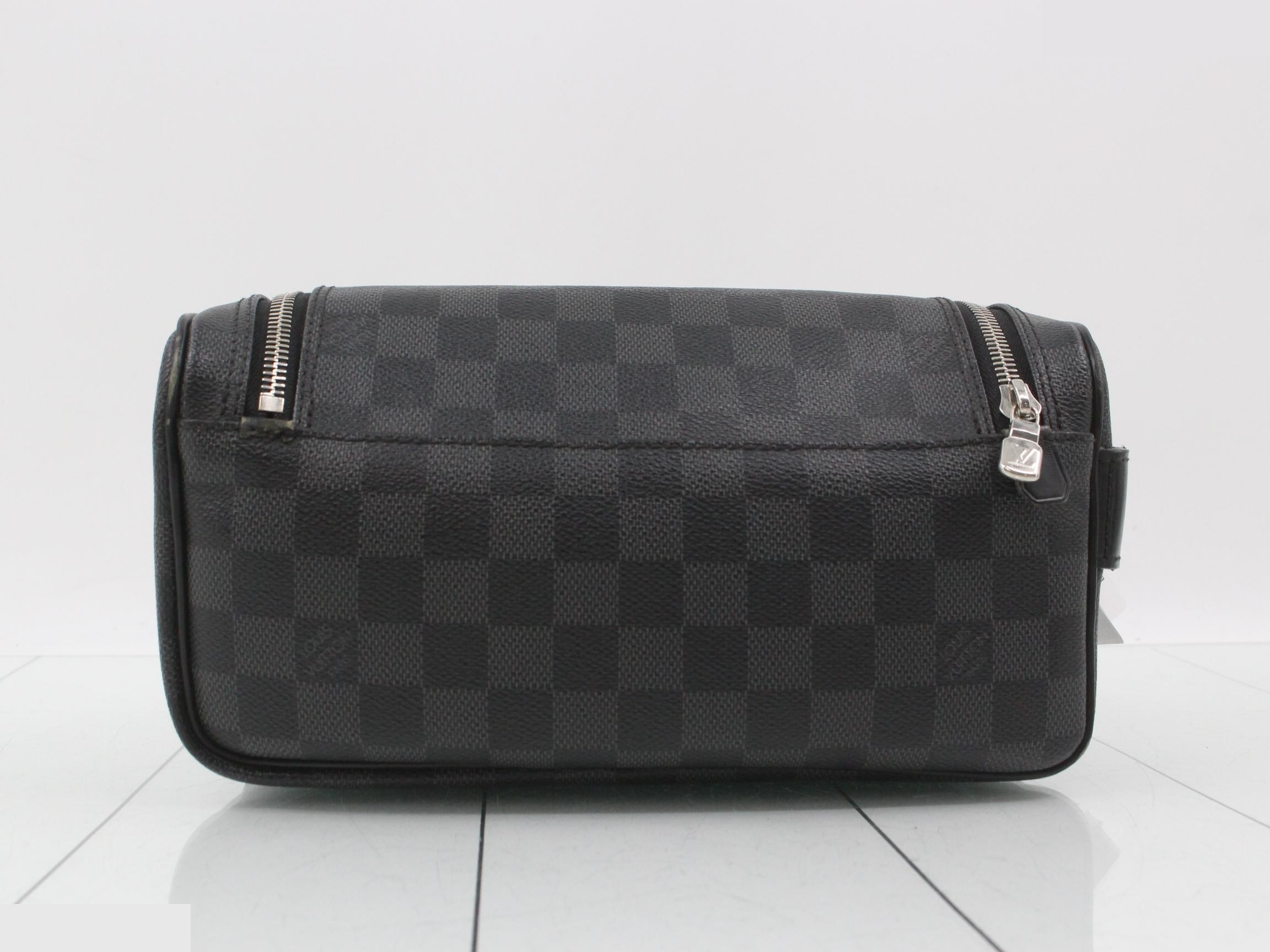 Damier Graphite Toiletry Pouch — view 2
