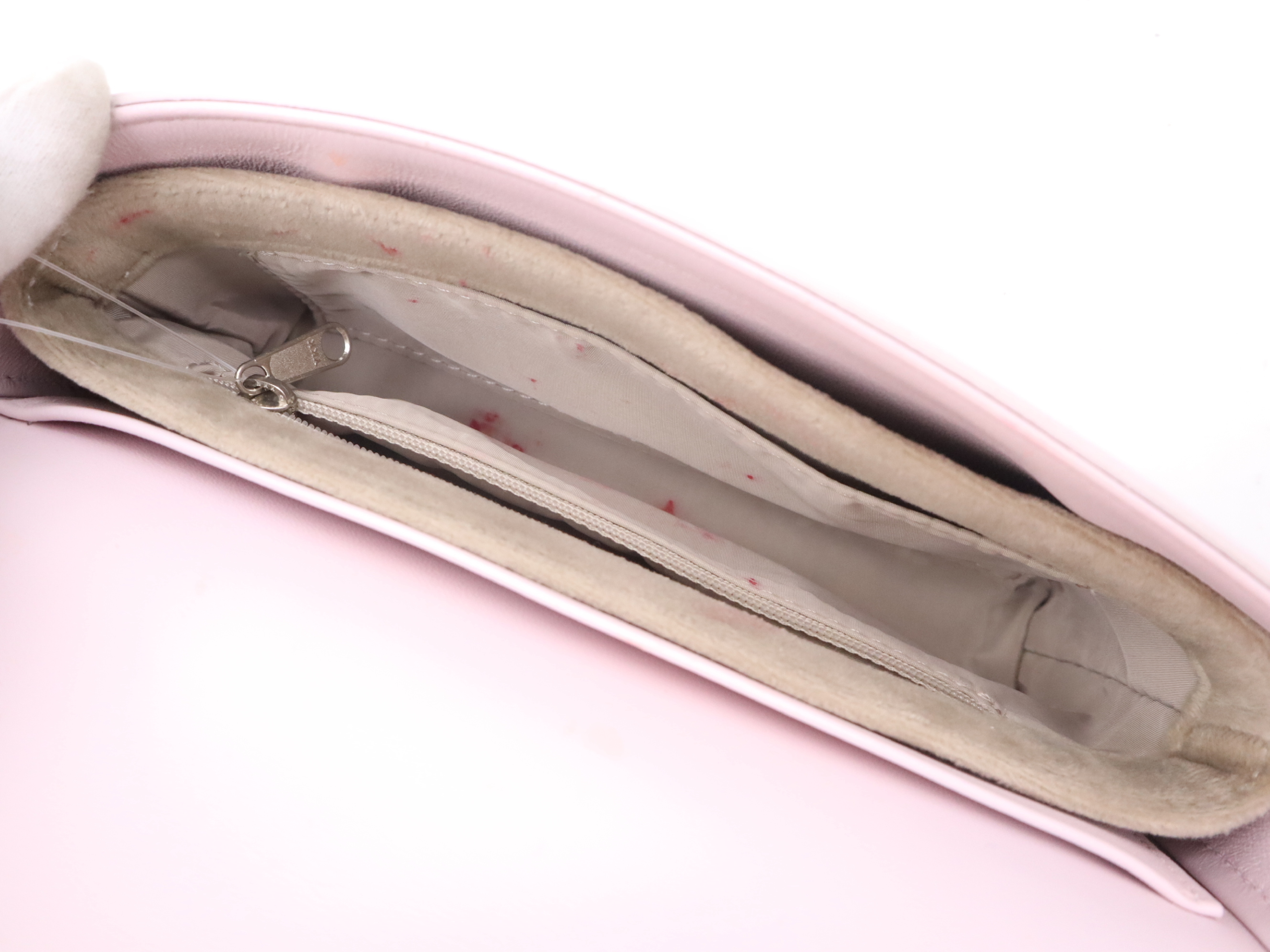 Calfskin Triomphe Handbag Pink Handbag — view 12