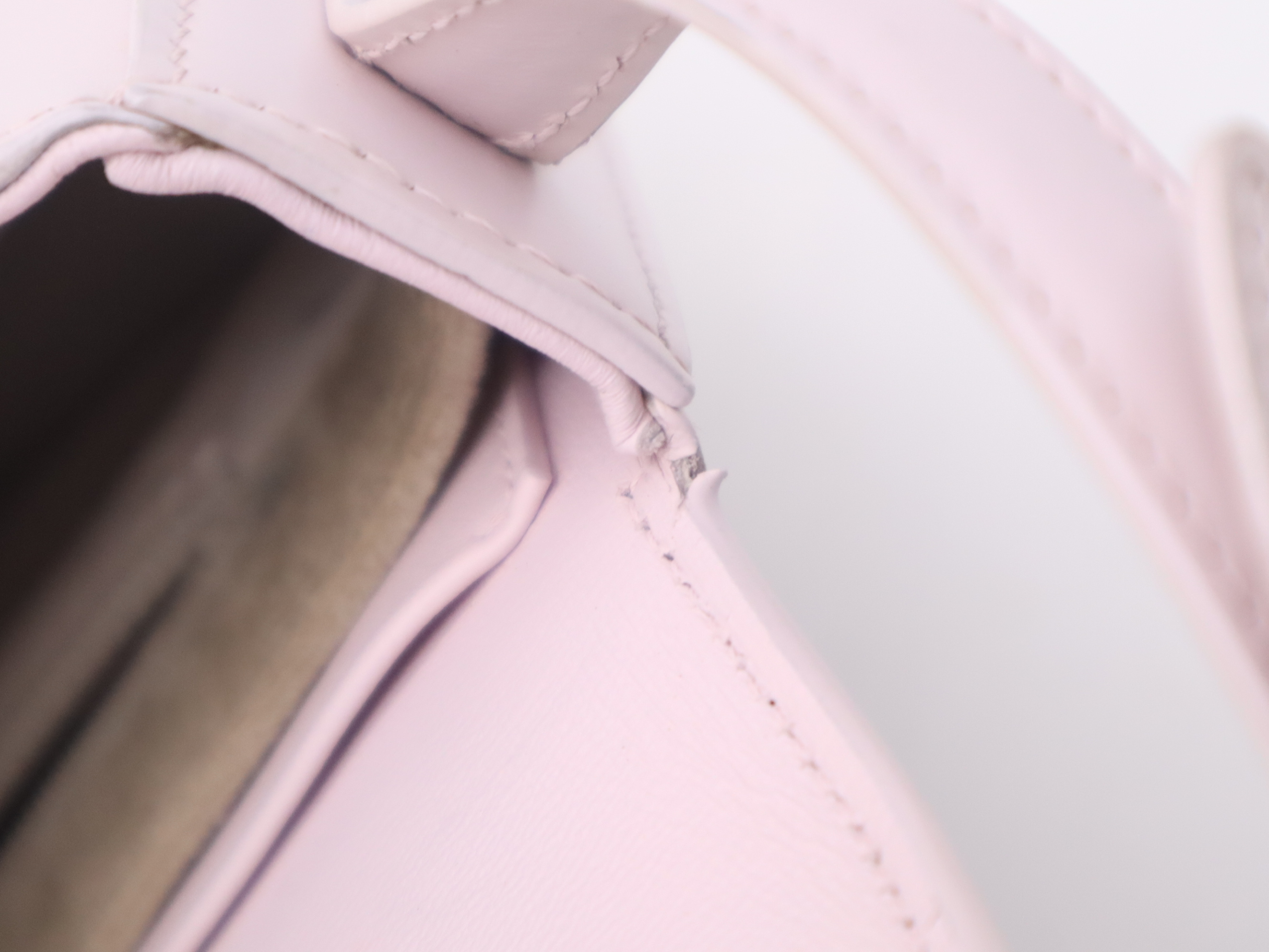 Calfskin Triomphe Handbag Pink Handbag — view 14