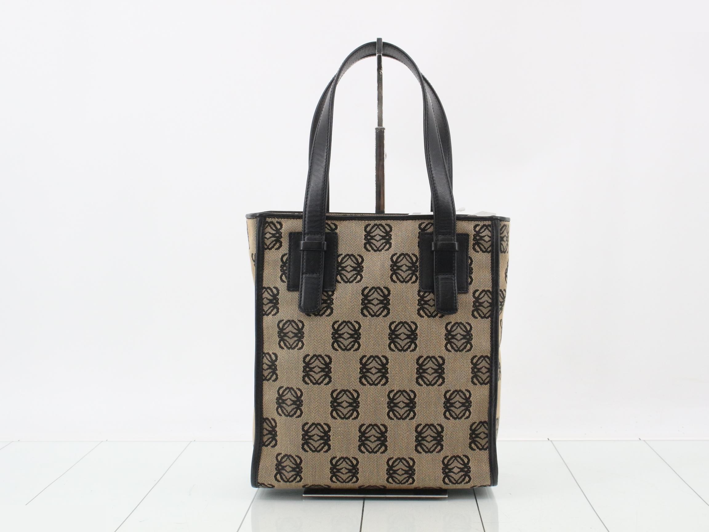 Anagram Canvas Handbag Tote Bag — view 2