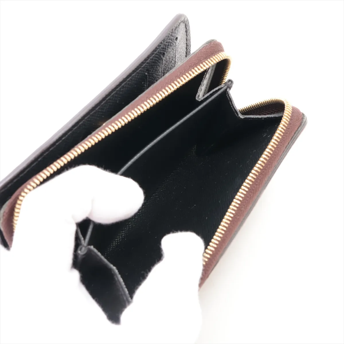 Monogram Reverse Portefeuille Lou M81461 Brown Compact Wallet with Initials; RFID Detectable. — view 6
