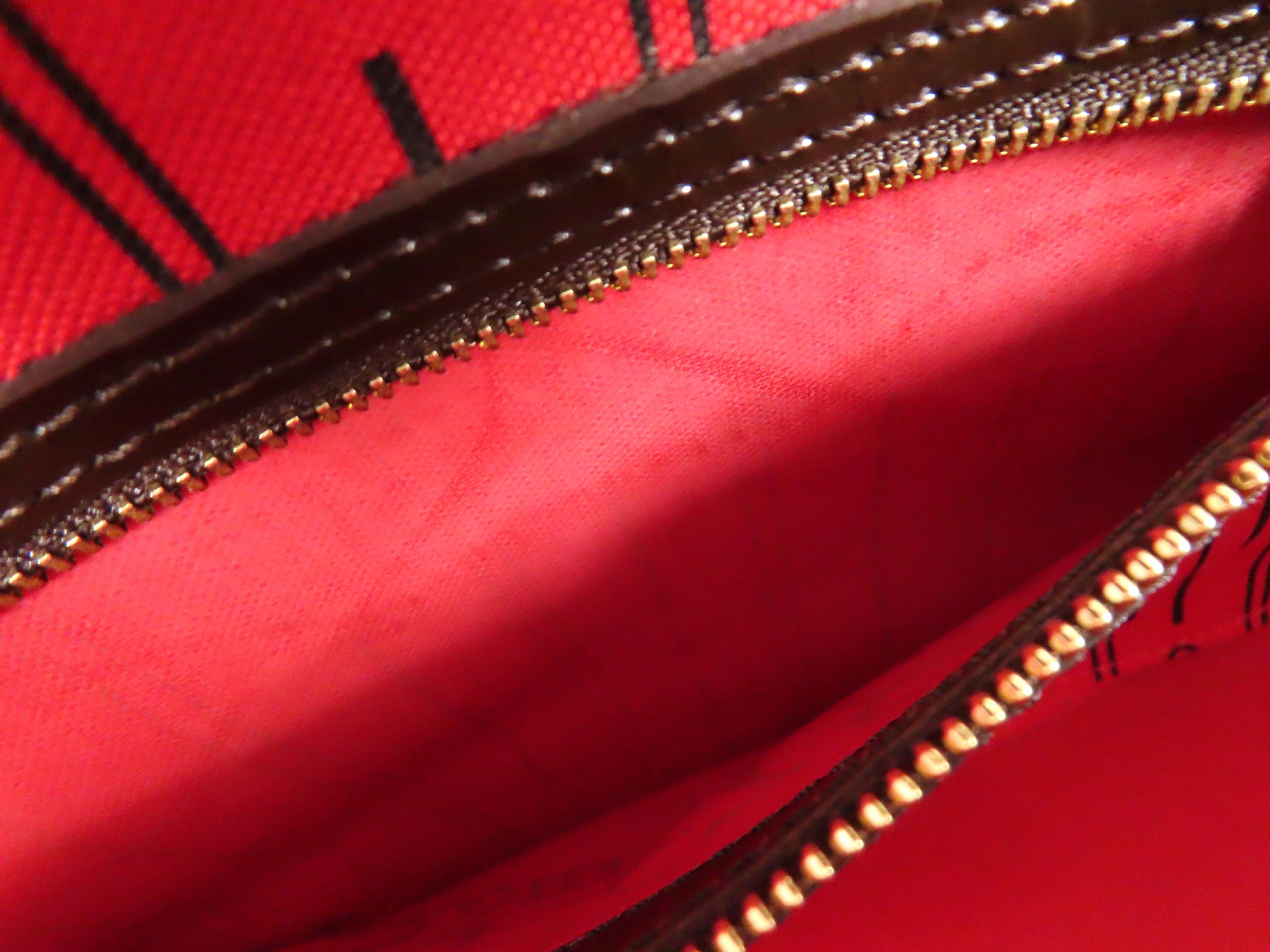 Damier Neverfull PM N51109 VI3079 Tote Bag with Initials — view 10
