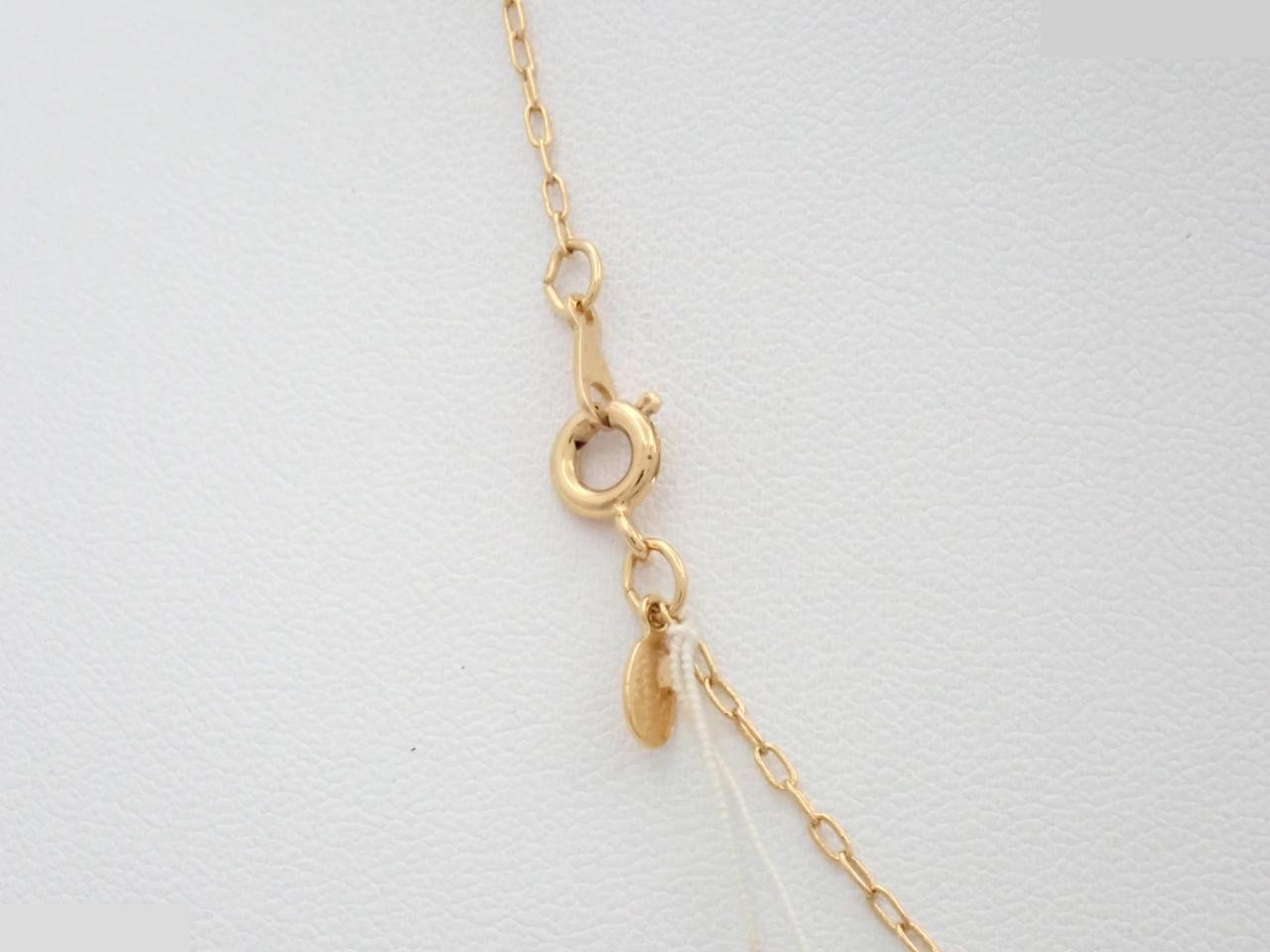 Gold necklace, chain approximately 38cm — view 2