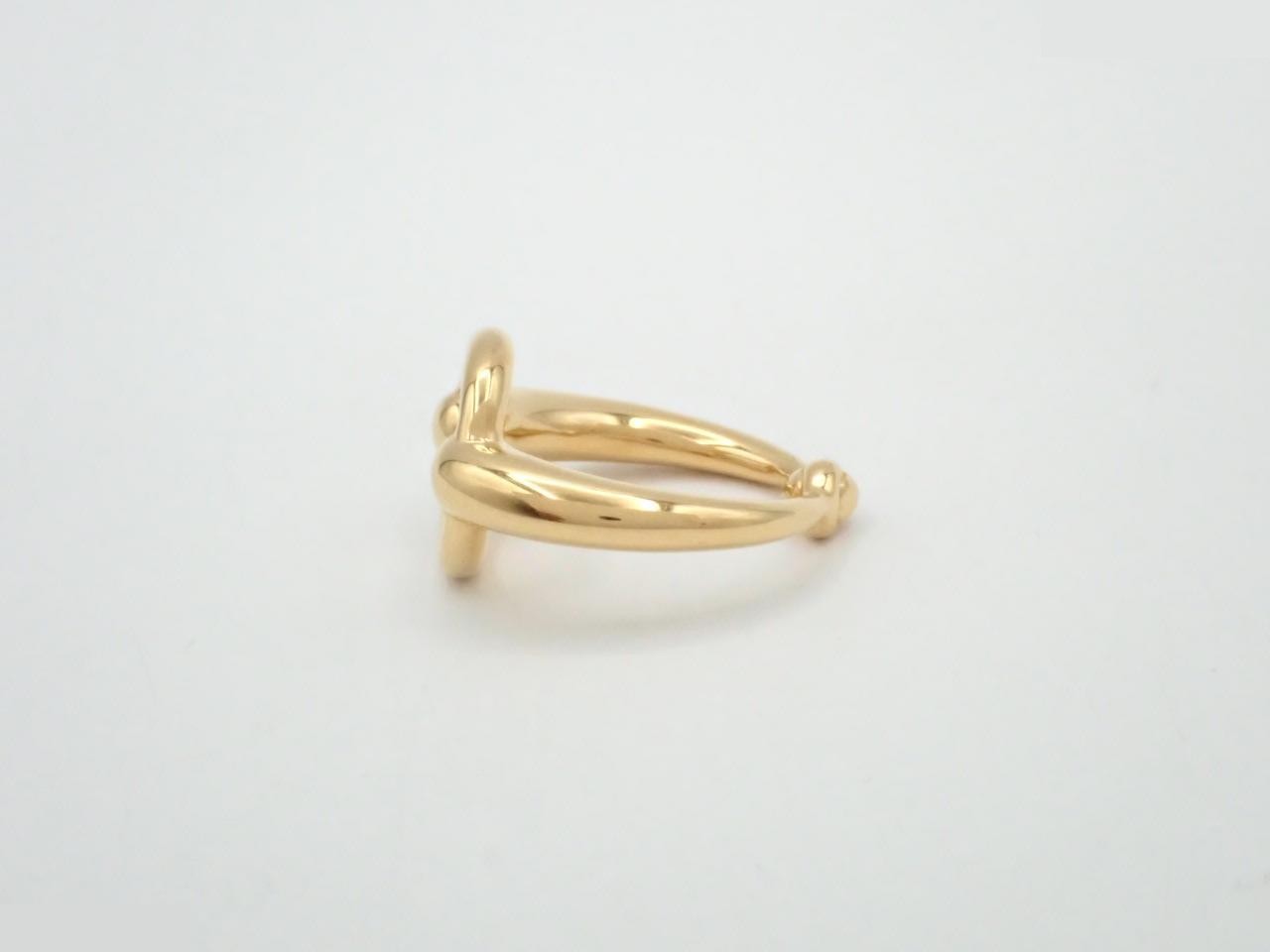 Moe Hammer, equestrian equipment, gold scarf ring, Hermes — view 3