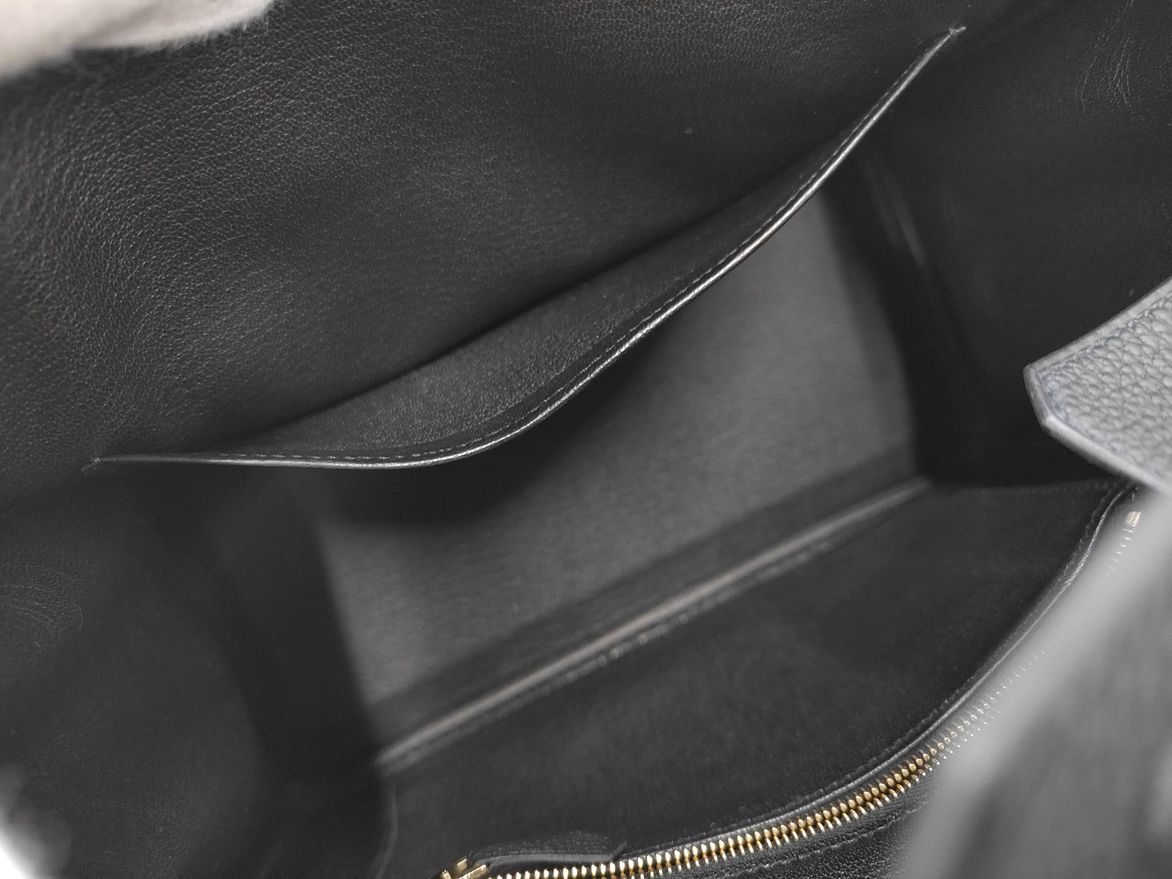 Birkin 35 Togo Black Gold Hardware G Stamp Handbag — view 9