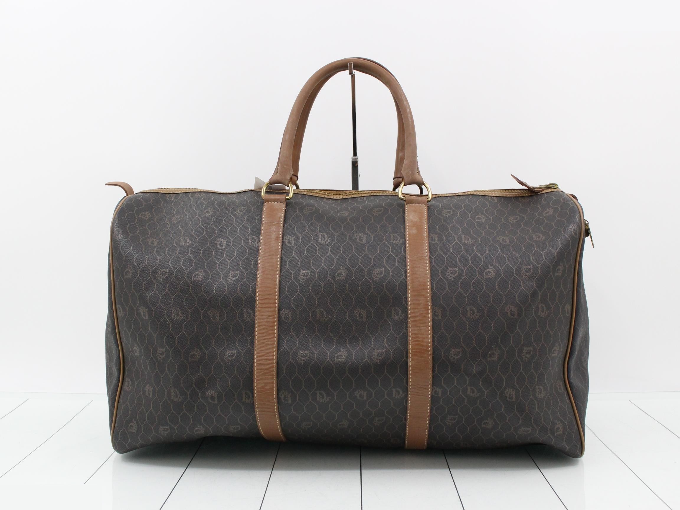 PVC honeycomb pattern Boston bag — view 2