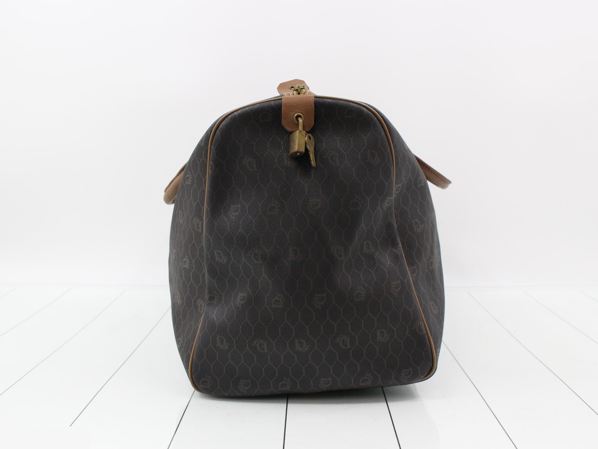 PVC honeycomb pattern Boston bag — view 4