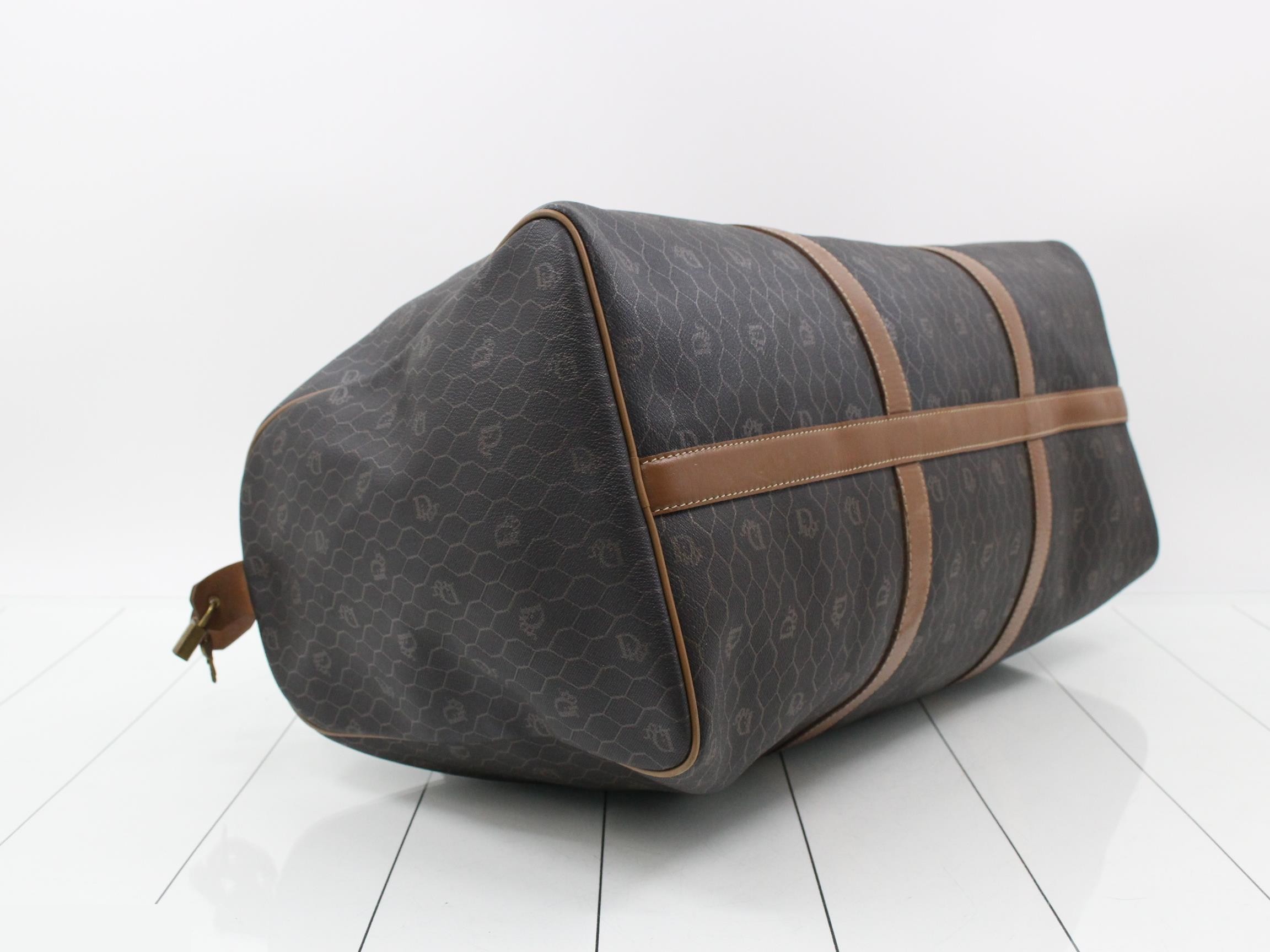 PVC honeycomb pattern Boston bag — view 5