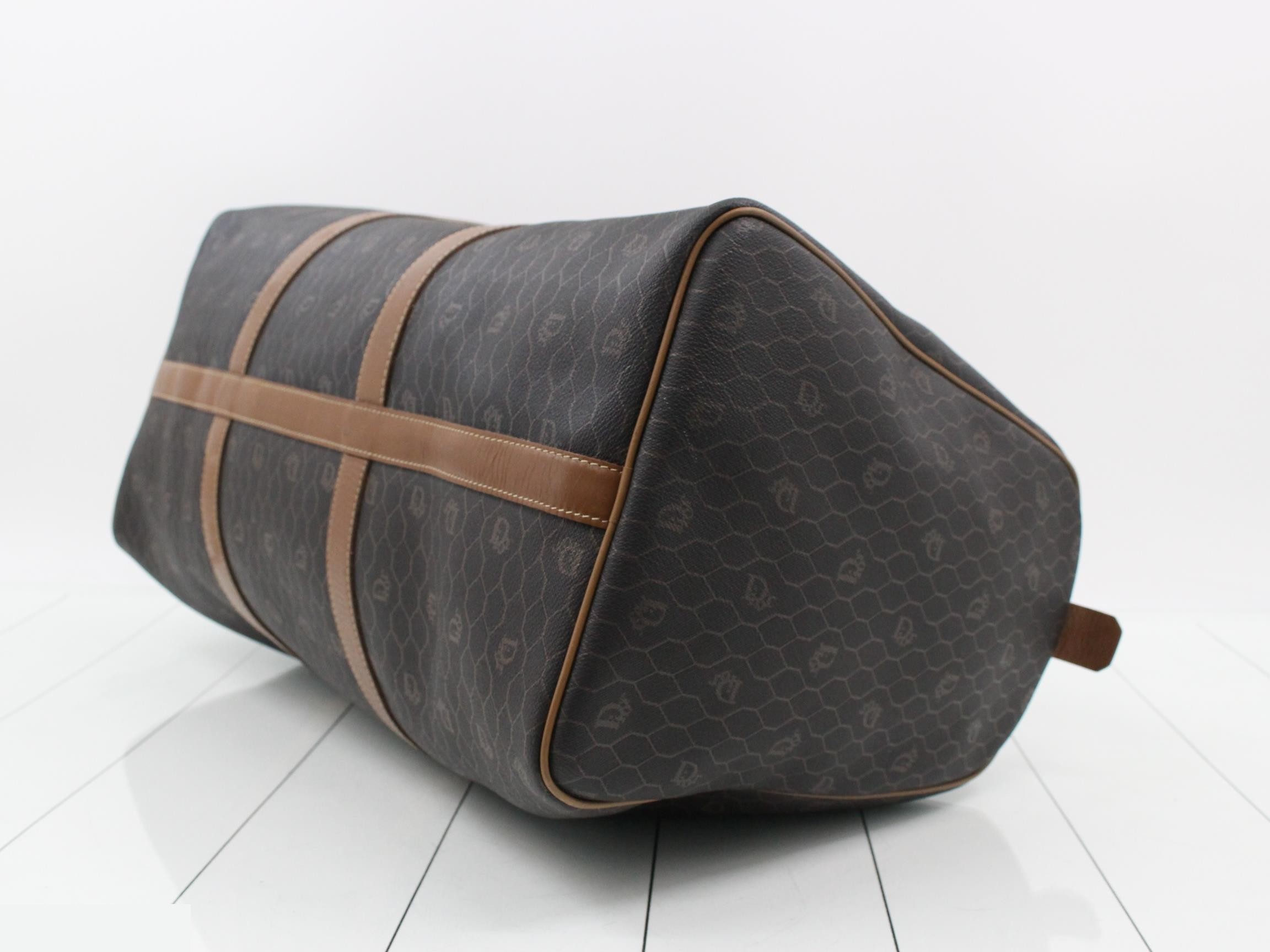 PVC honeycomb pattern Boston bag — view 6