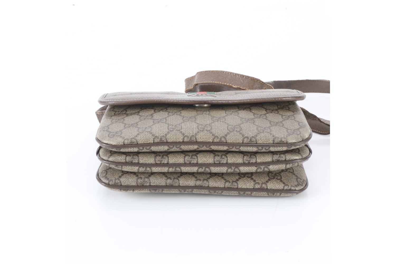 GG Supreme Sherry Line Leather Shoulder Bag — view 6
