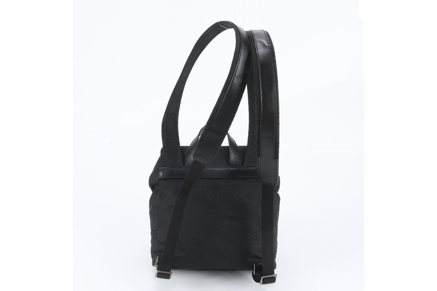 GG Nylon 003 0242 Leather Backpack — view 4