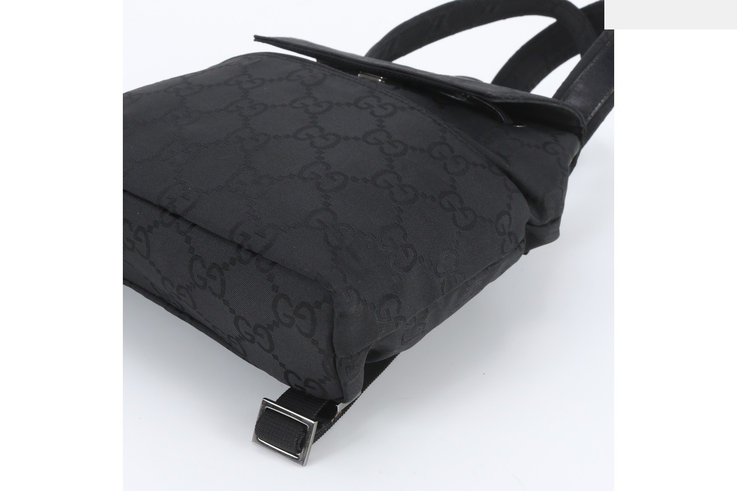 GG Nylon 003 0242 Leather Backpack — view 5