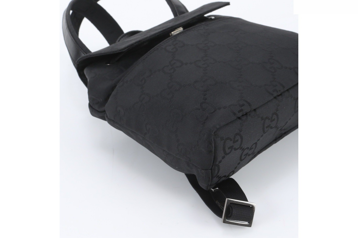 GG Nylon 003 0242 Leather Backpack — view 7
