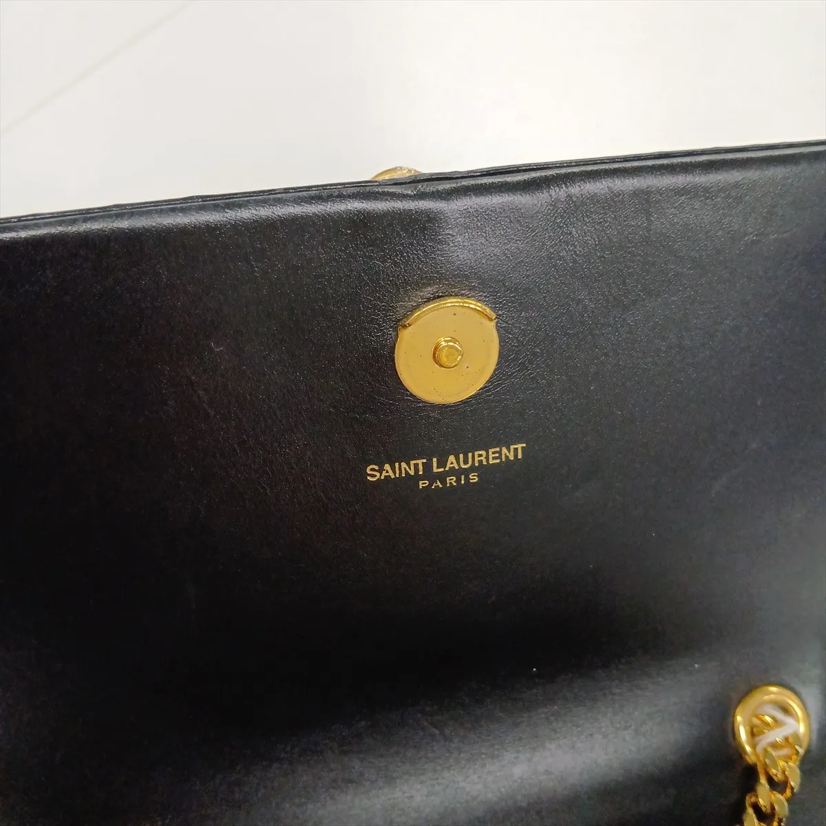 Kate 354120 Leather Chain Shoulder Bag, Black — view 11