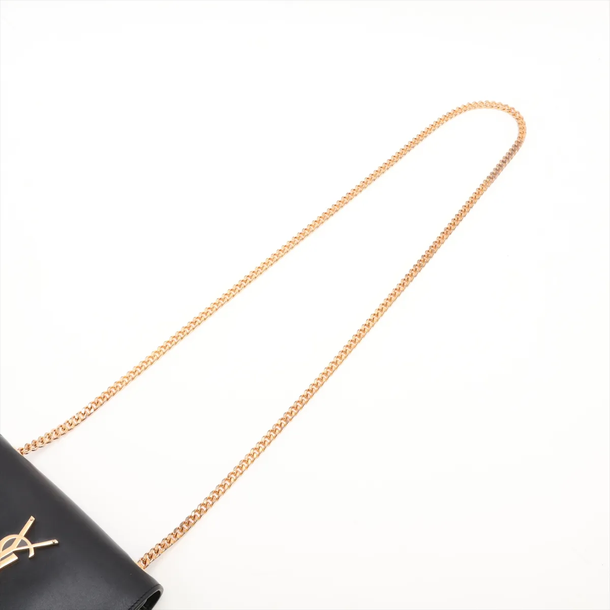 Kate 354120 Leather Chain Shoulder Bag, Black — view 5