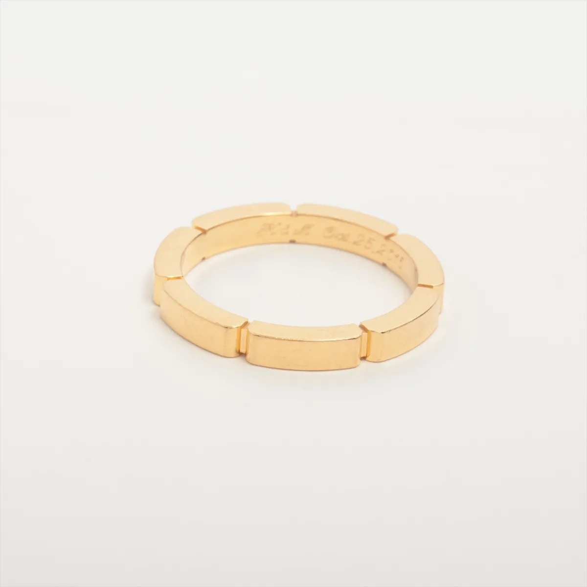 Maillon Panthère Ring, 750 (Yellow Gold), 4.3g, Size 53, Initials VDC571 — view 2