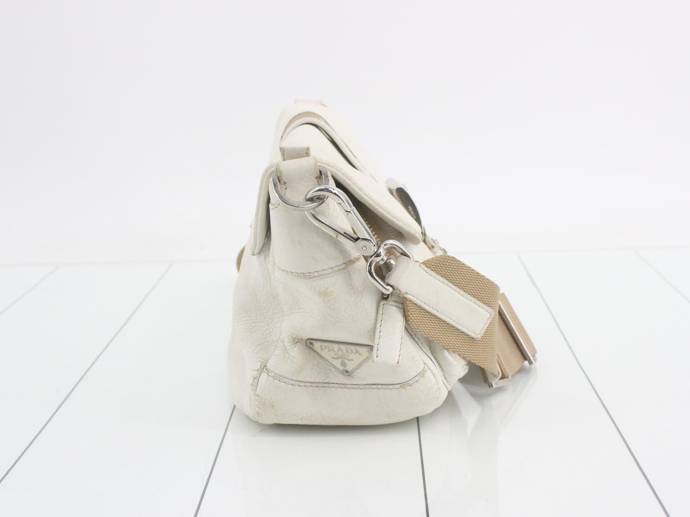 Leather pocket shoulder bag — view 4