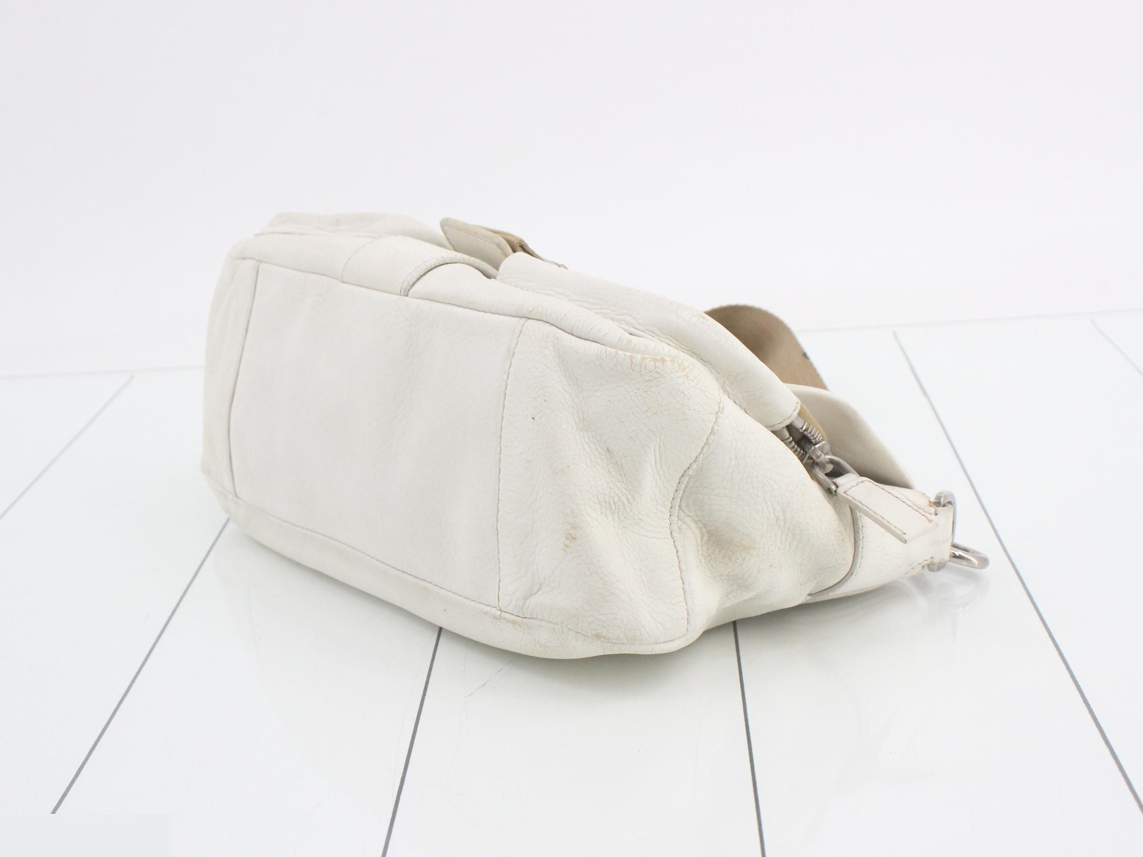 Leather pocket shoulder bag — view 6