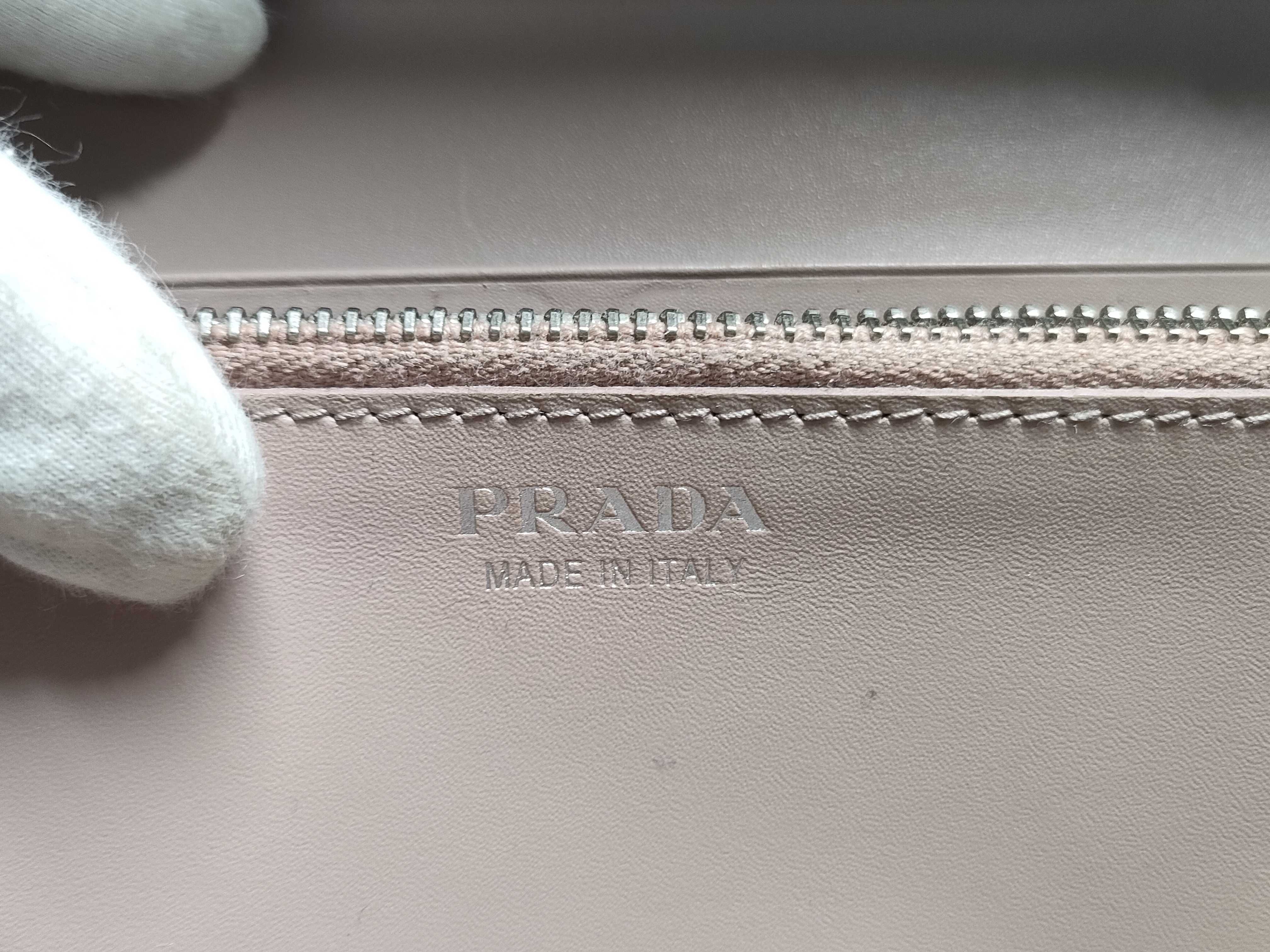 Saffiano Leather Flap Long Wallet — view 12