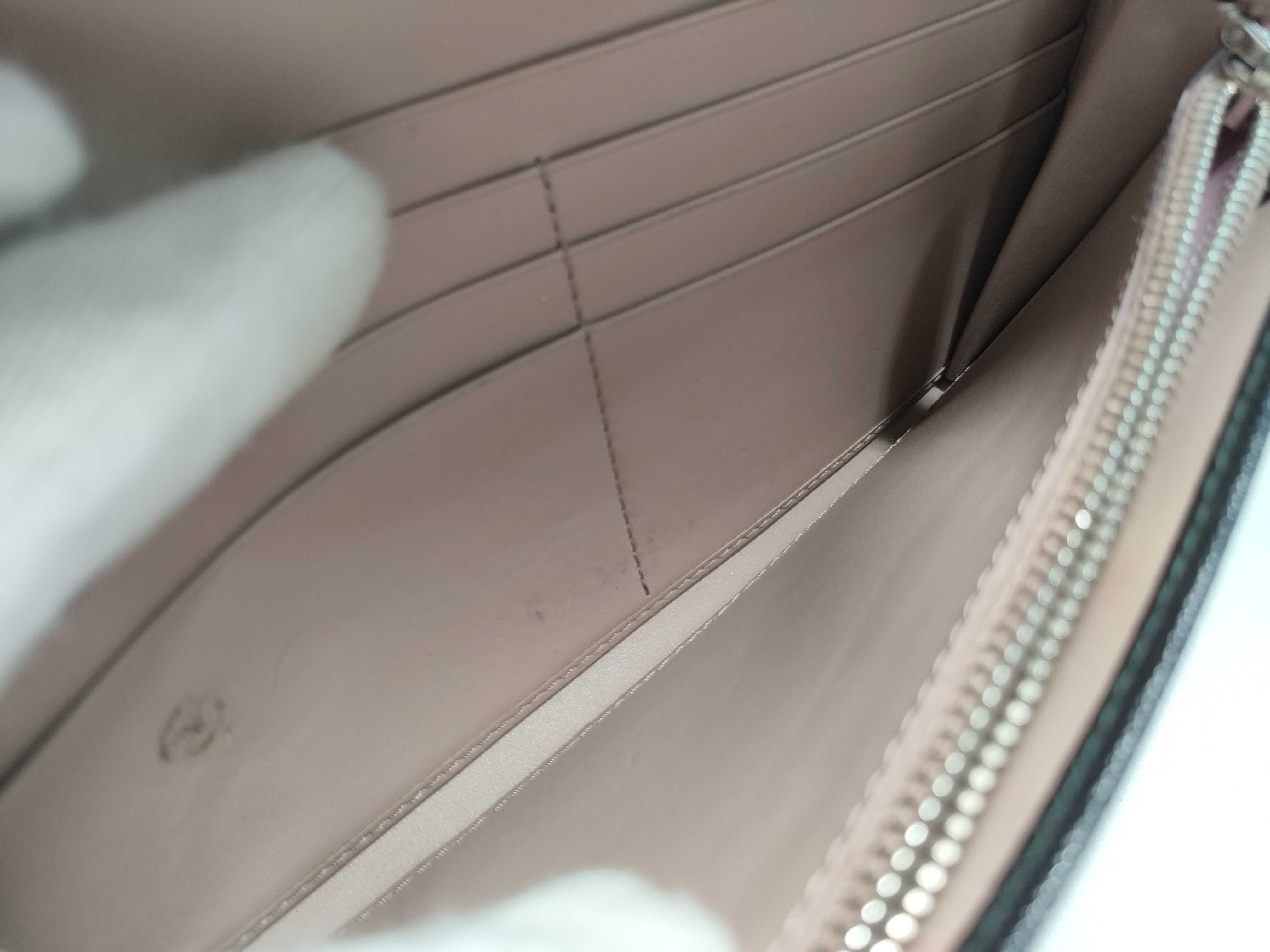 Saffiano Leather Flap Long Wallet — view 13