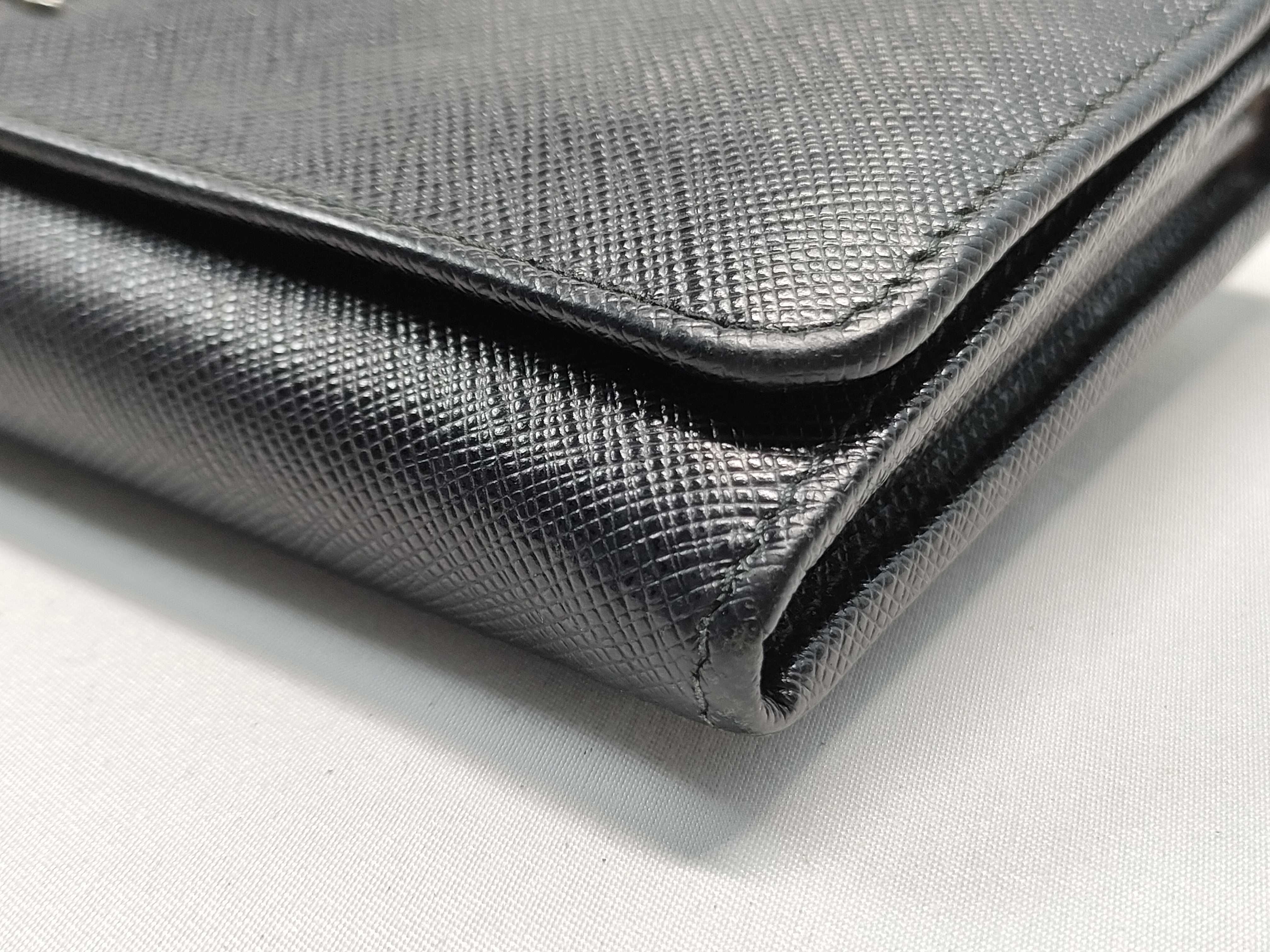 Saffiano Leather Flap Long Wallet — view 3