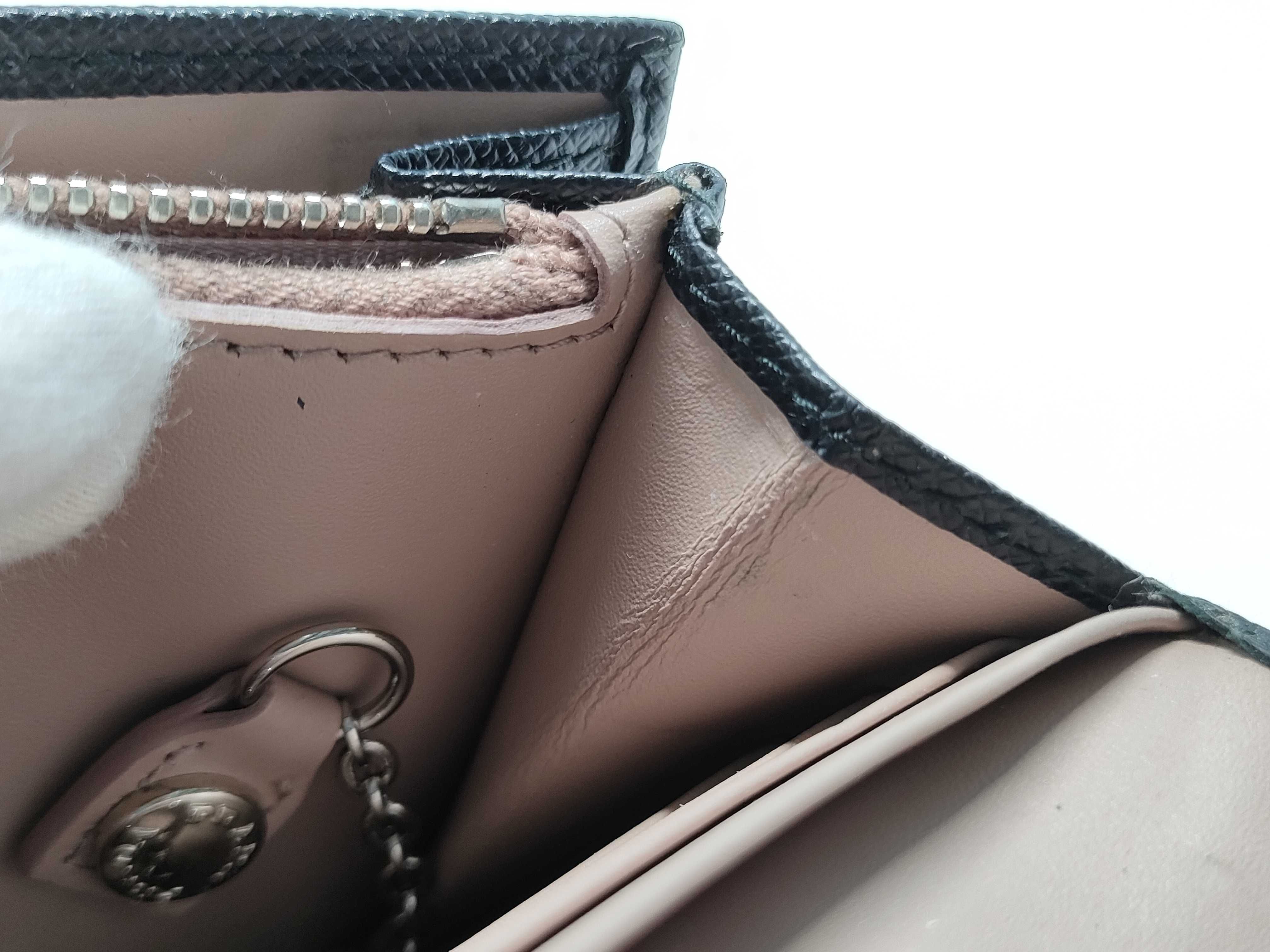 Saffiano Leather Flap Long Wallet — view 8