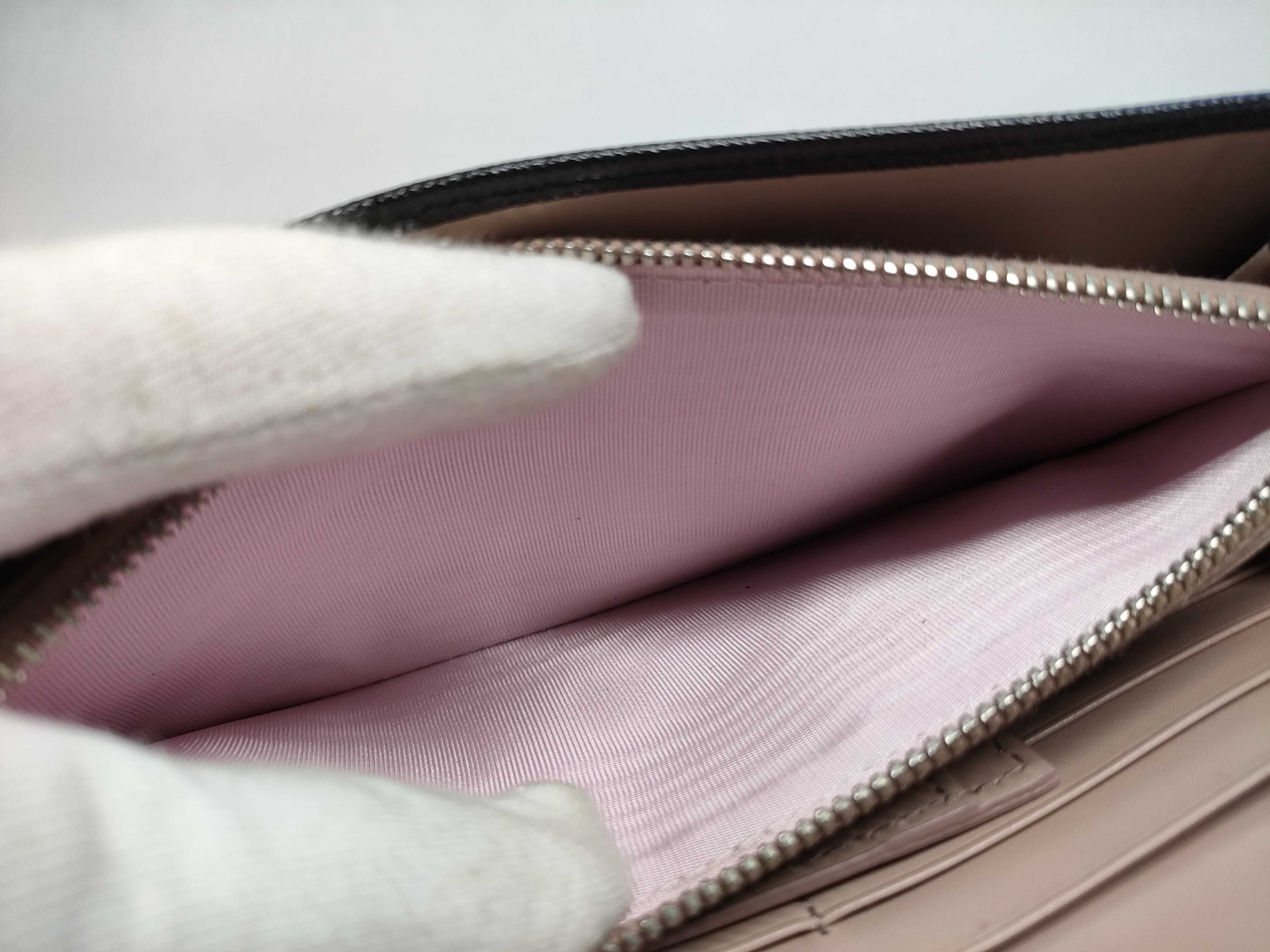 Saffiano Leather Flap Long Wallet — view 10