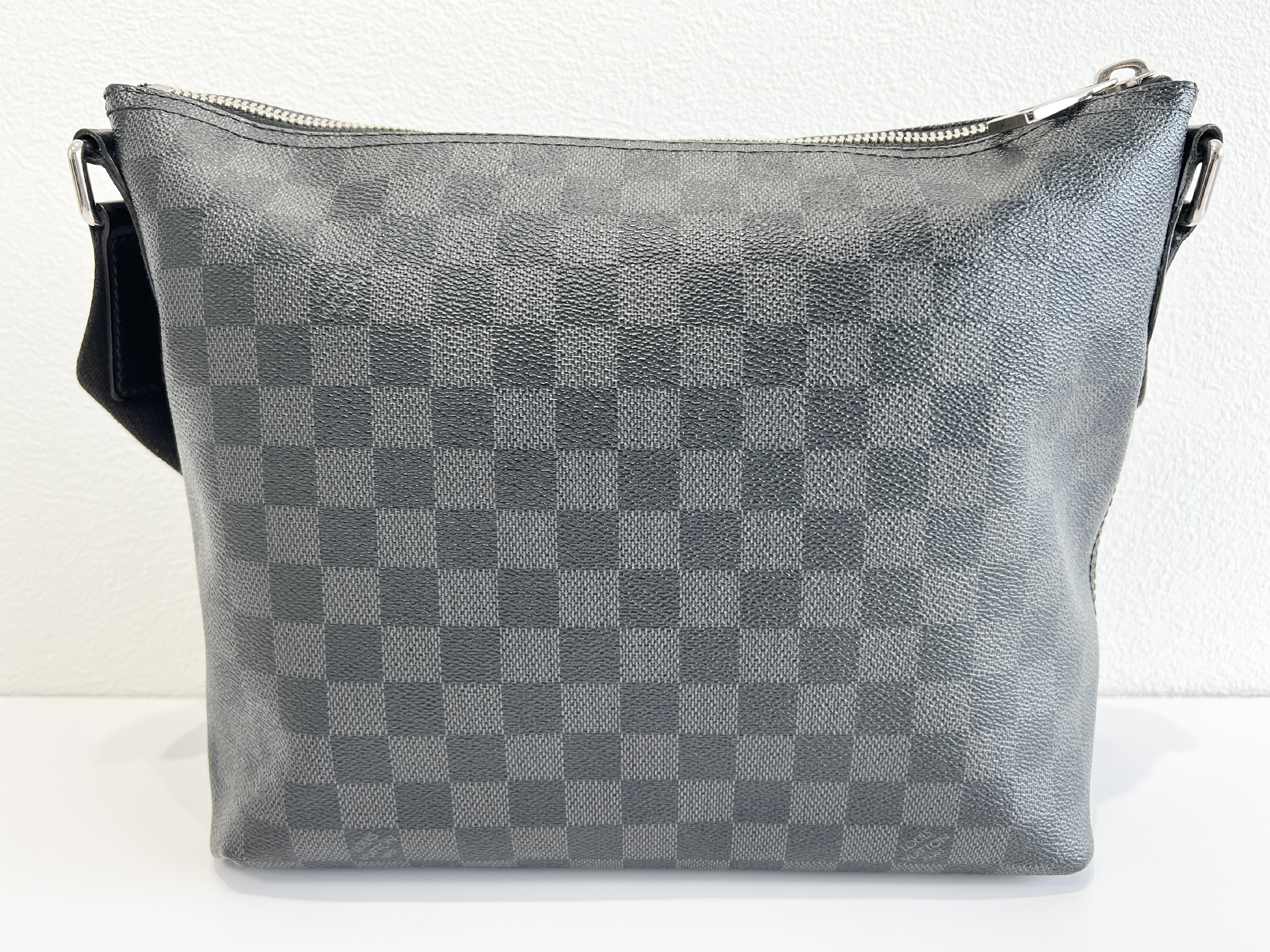 Mick PM Damier Leather Logo One Shoulder Bag — view 2