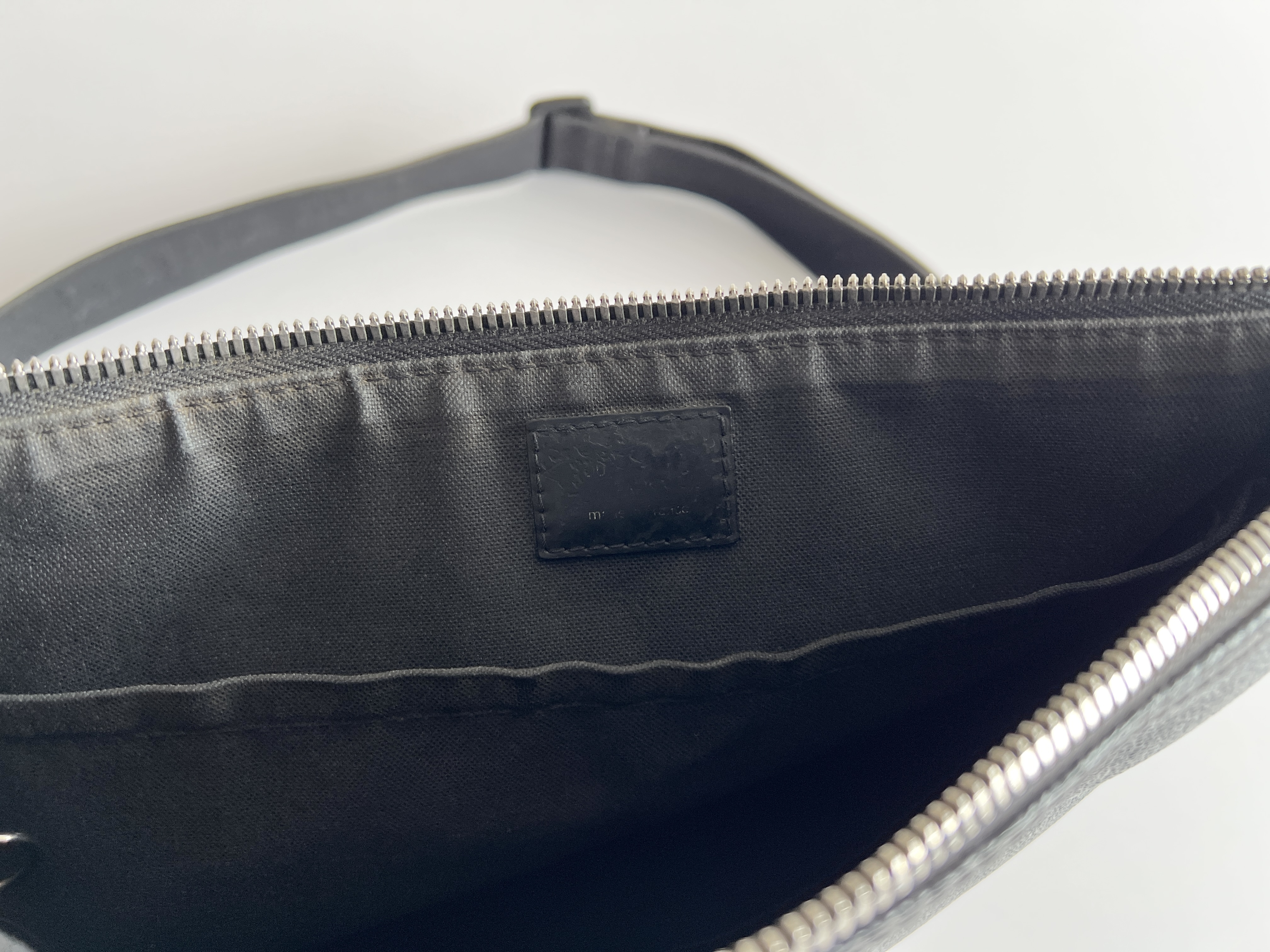 Mick PM Damier Leather Logo One Shoulder Bag — view 6