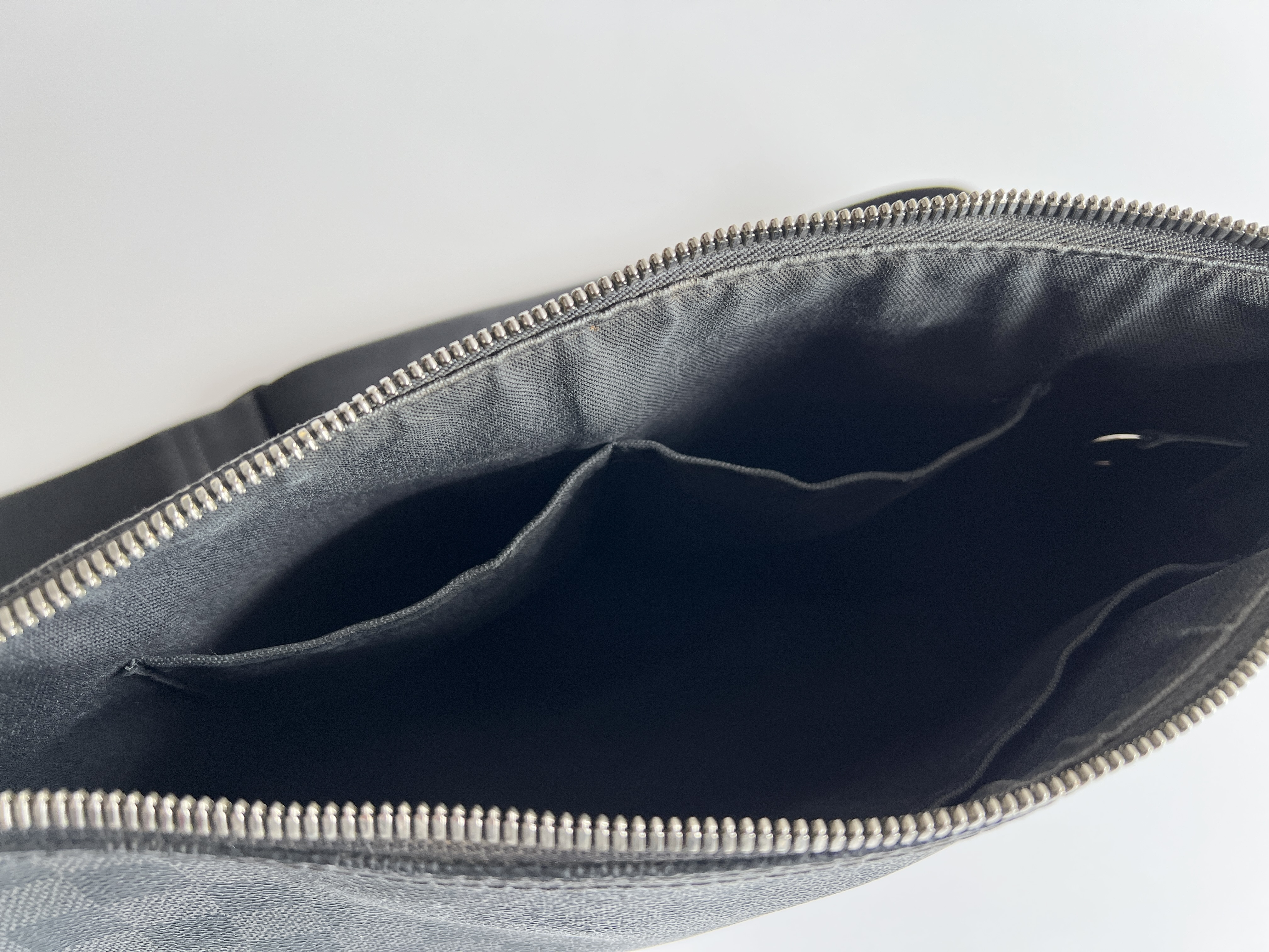 Mick PM Damier Leather Logo One Shoulder Bag — view 8