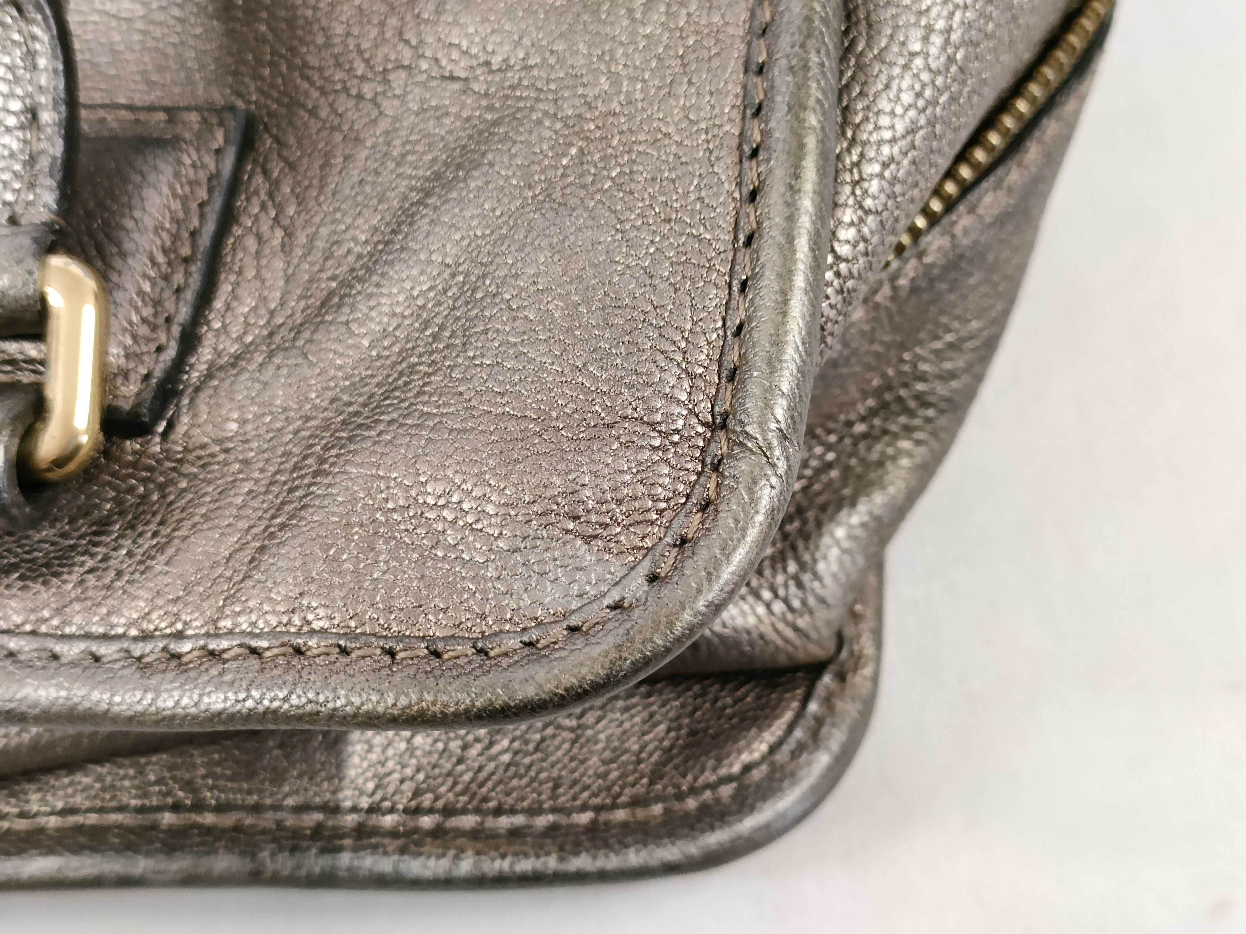 Amazona 36 Leather Handbag with Serial Number, Card, Padlock, and Key — view 14