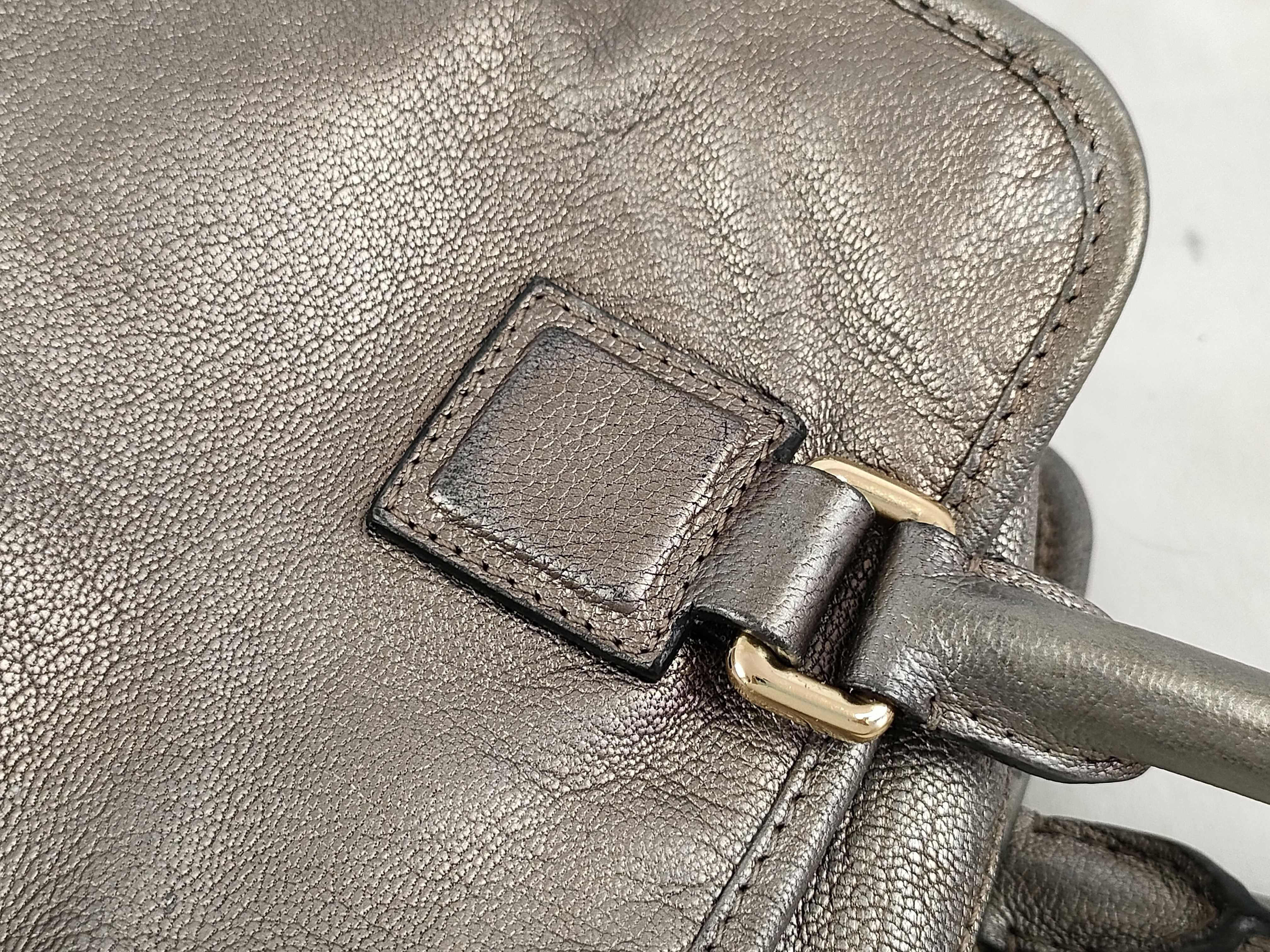 Amazona 36 Leather Handbag with Serial Number, Card, Padlock, and Key — view 5